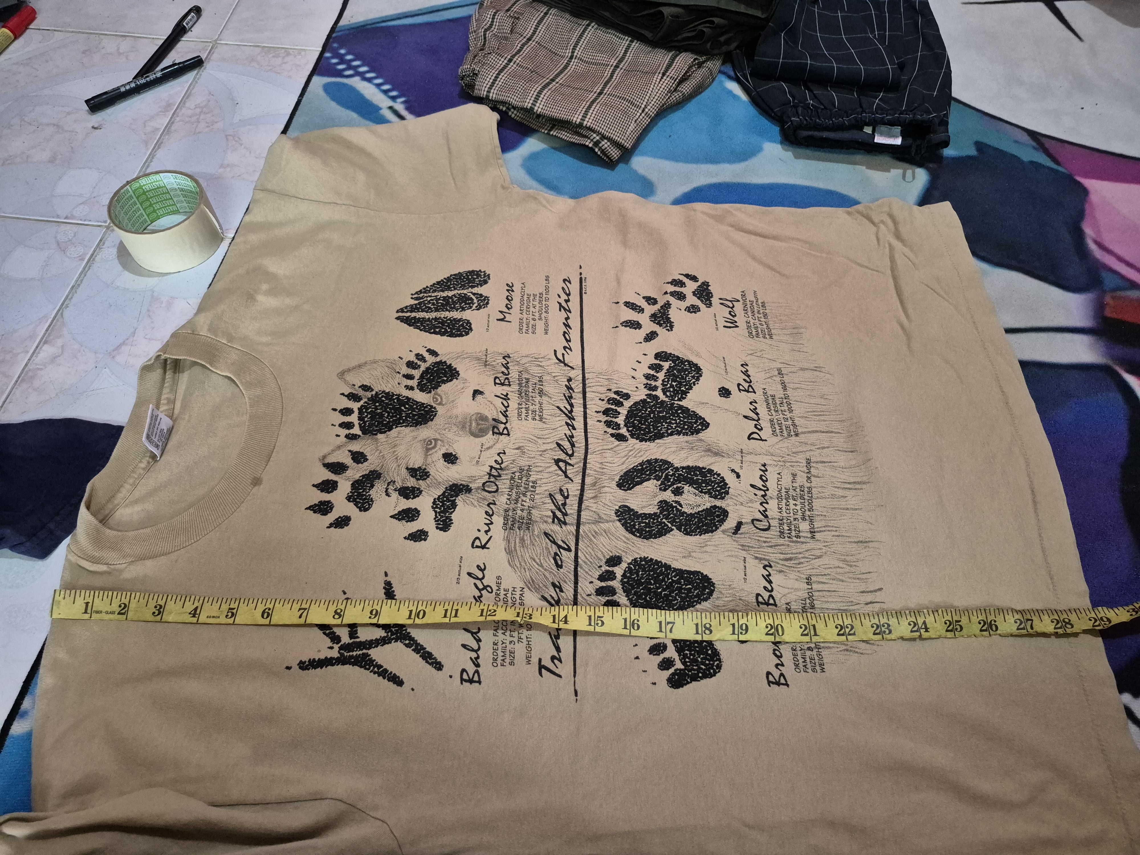 Vintage 🔥 Vintage 90s Anvil Alaskan Frontiers Tee Size US XL / EU 56 / 4 - 11 Thumbnail