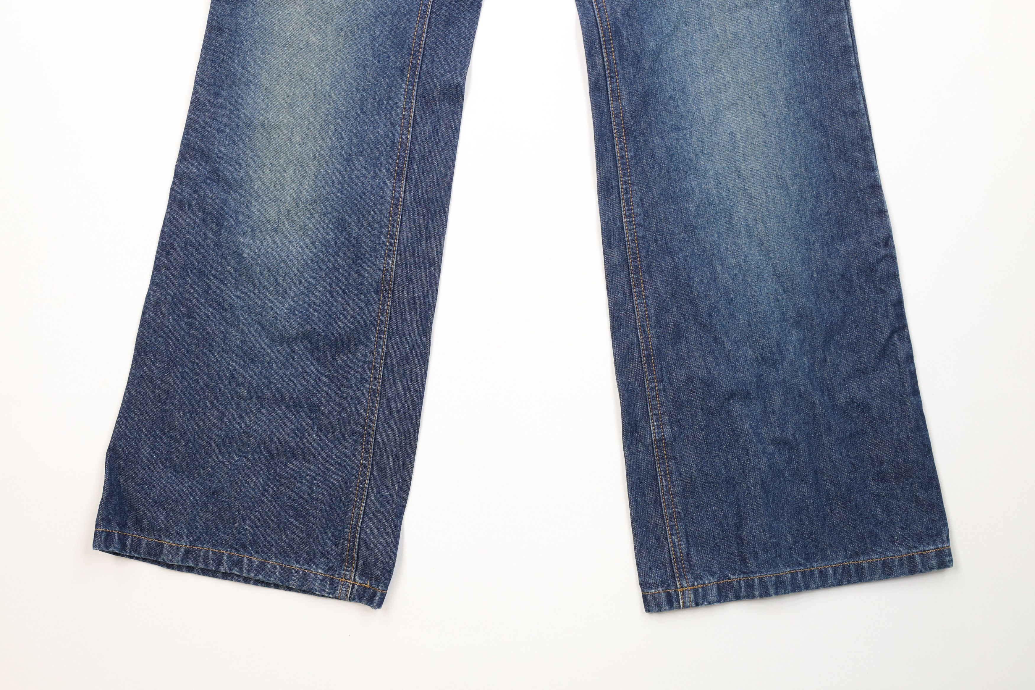 Tommy Hilfiger Vintage 90s Tommy Hilfiger Wide Leg Bell Bottoms Denim Jeans Size 28" / US 6 / IT 42 - 4 Thumbnail