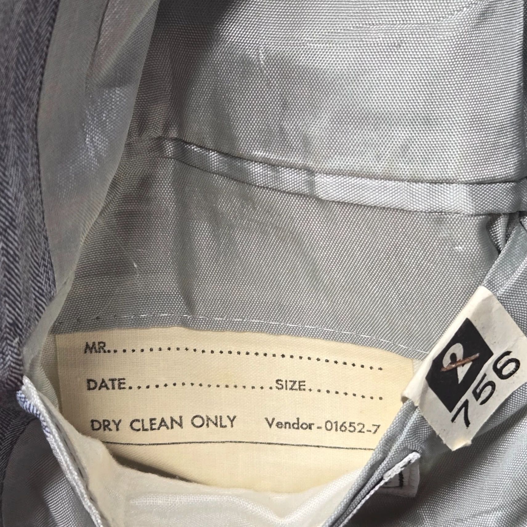 Vintage Woodmere Blazer Shirt Gray 2 Button Adult Mens Size 44 R City Classic Modern 80s 90s Designer Italian Wedding Jacket Size 44R - 5 Thumbnail