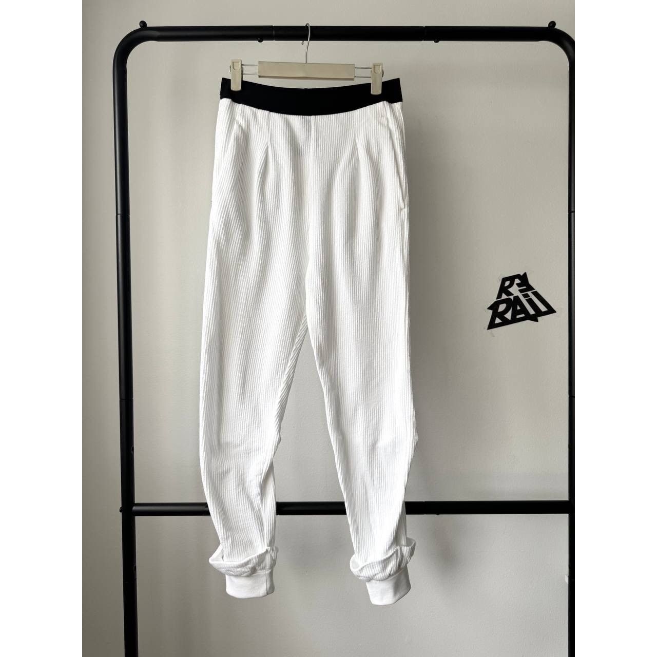 Ann Demeulemeester Ann Demeulemeester Ribbed Cotton Lounge Pants Size US 32 / EU 48 - 1 Thumbnail
