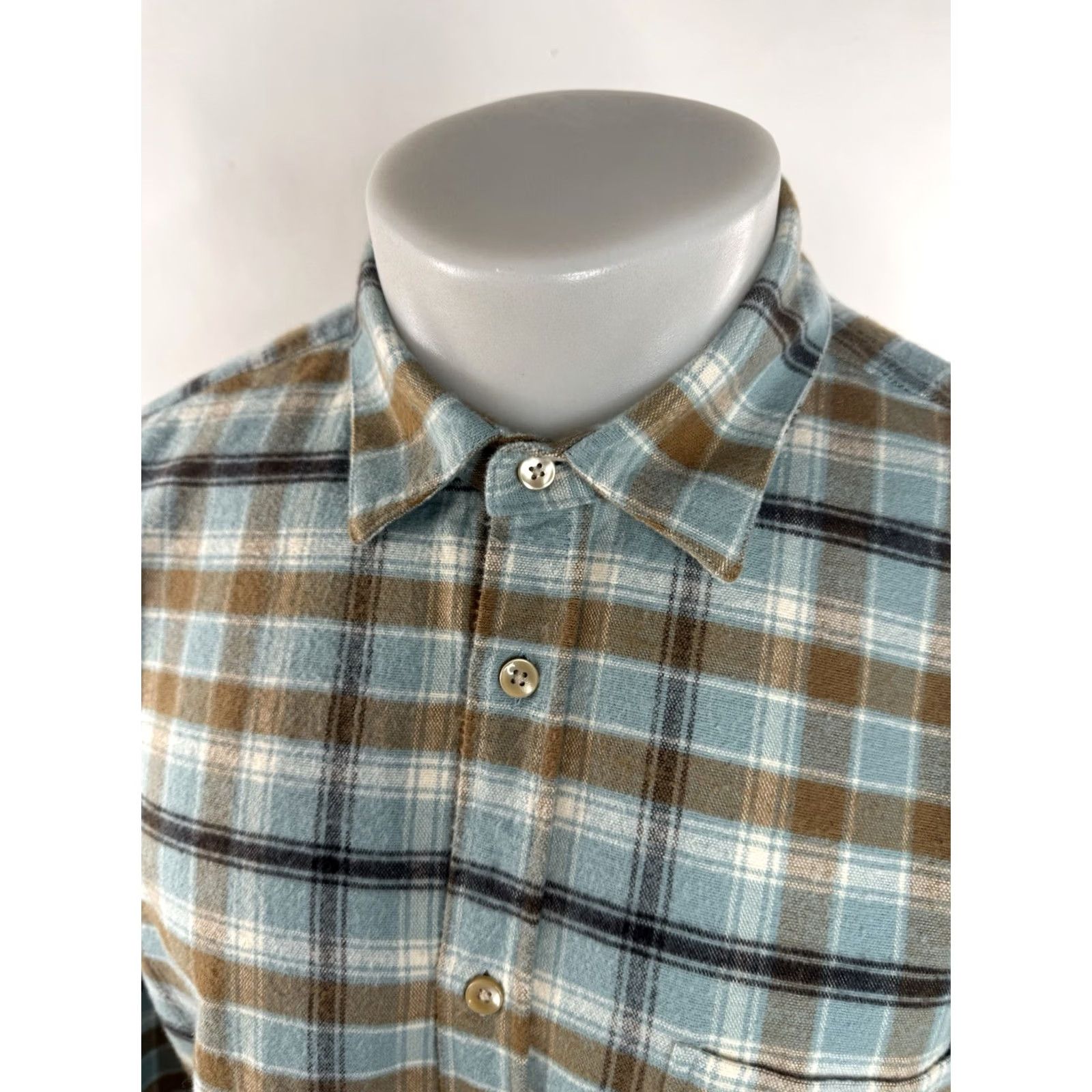 Portuguese Flannel PORTUGUESE FLANNEL - Mens XL Plaid Shirt Shirt Long Sleeve Button-Up Multicolor Plaid B10 XL Mens Size US XL / EU 56 / 4 - 2 Thumbnail