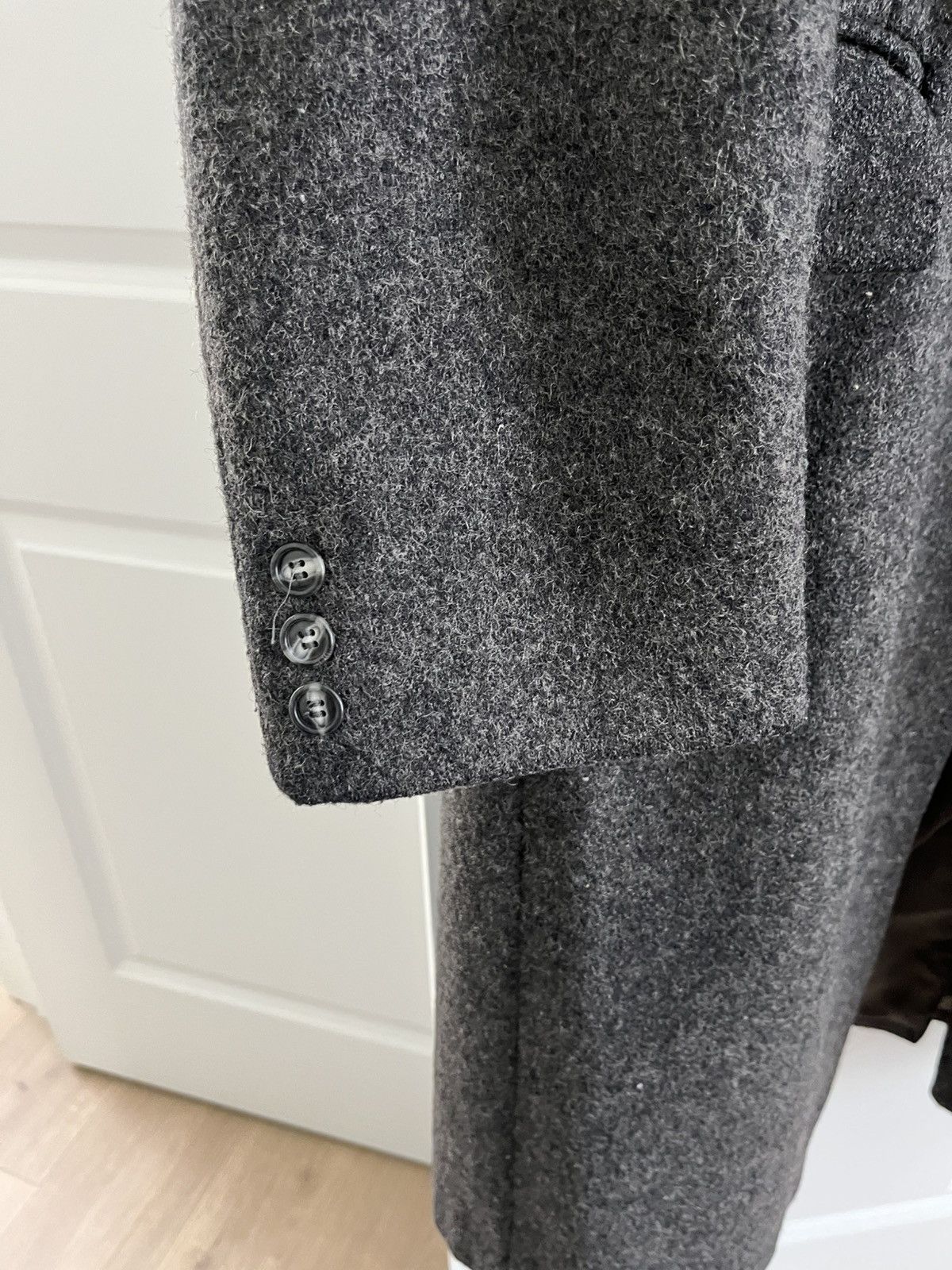Vintage Vintage Gray Wool American Male Overcoat Size US L / EU 52-54 / 3 - 5 Thumbnail