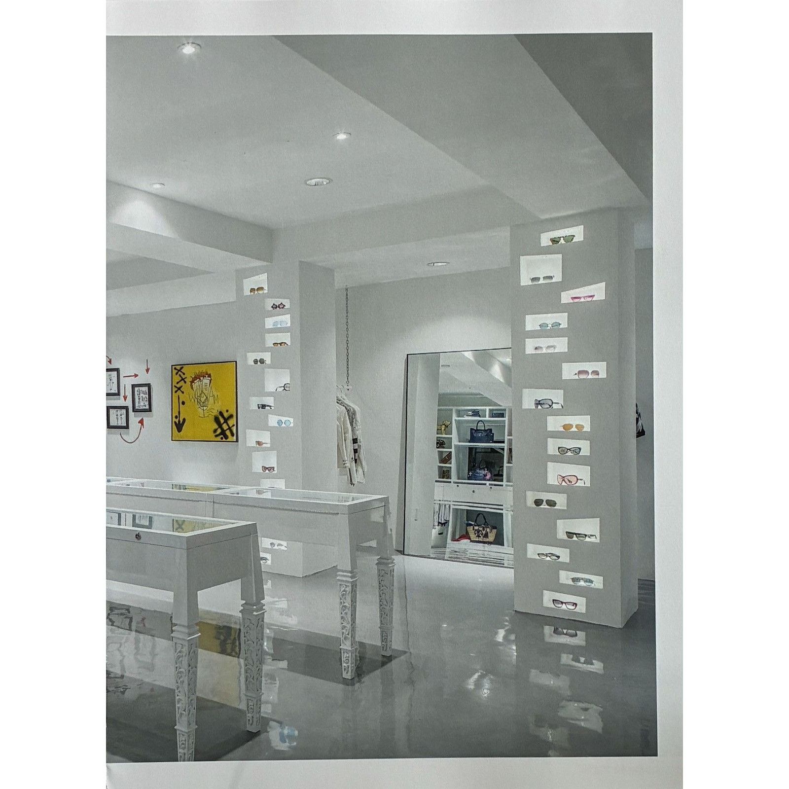 Chrome Hearts × Japanese Brand × Vintage Chrome Hearts Miami art gallery 9x11 Framed poster Size ONE SIZE - 2 Thumbnail