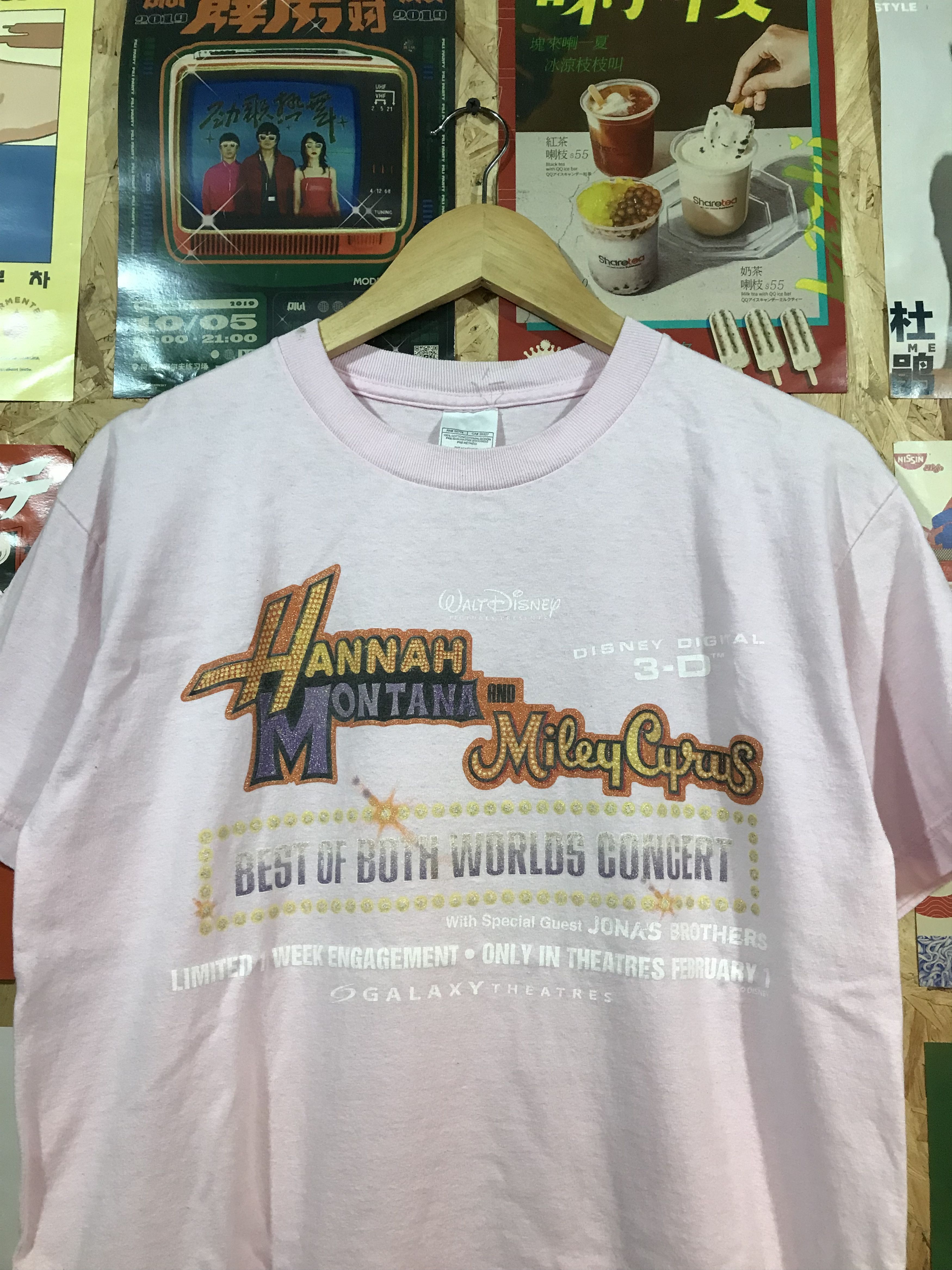 Disney Hannah Montana Concert Tee Size US XL / EU 56 / 4 - 2 Thumbnail