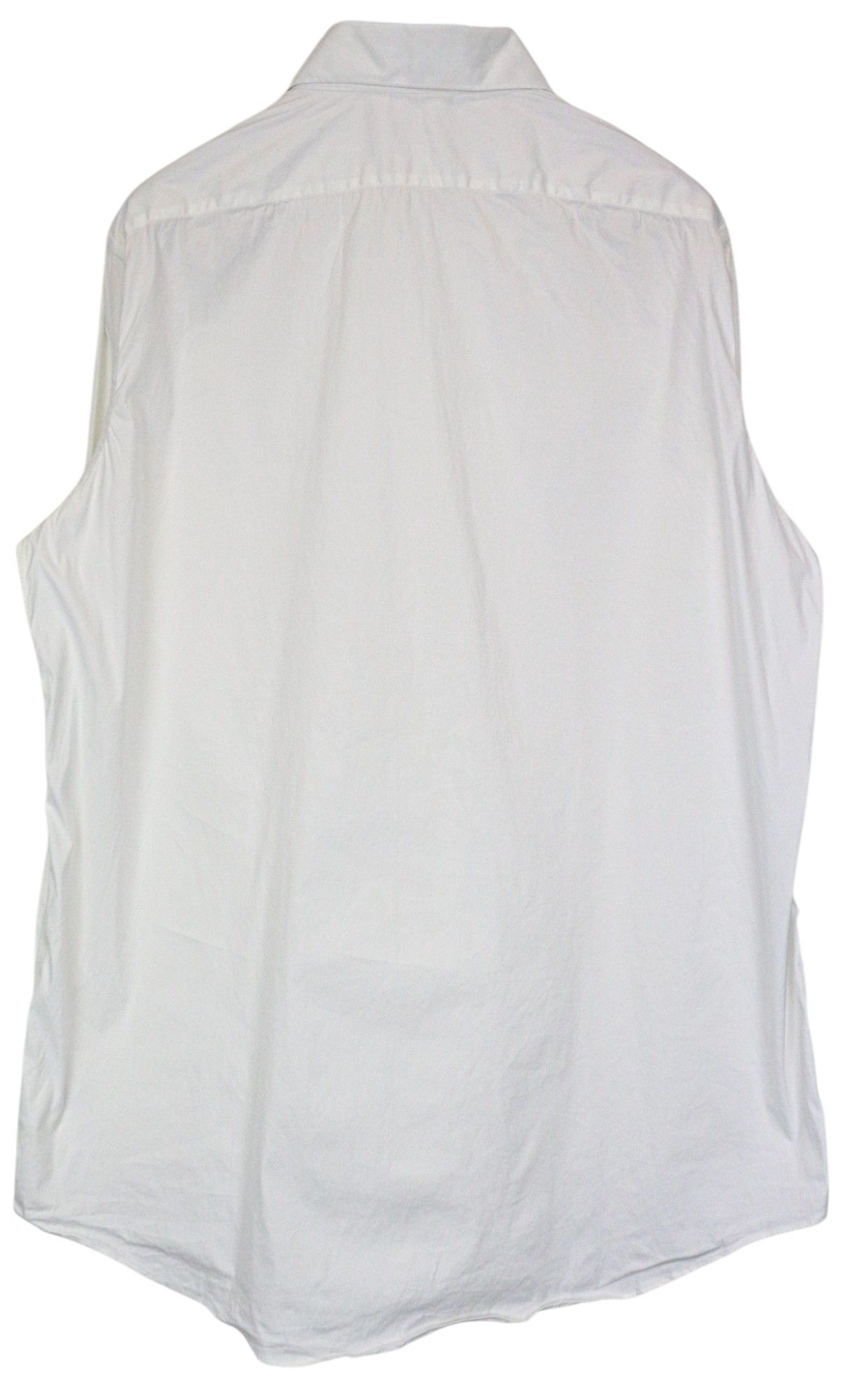 Suitsupply ~XL Slim White Cotton Stretch Twill Shirt 79153 Size US XL / EU 56 / 4 - 2 Thumbnail