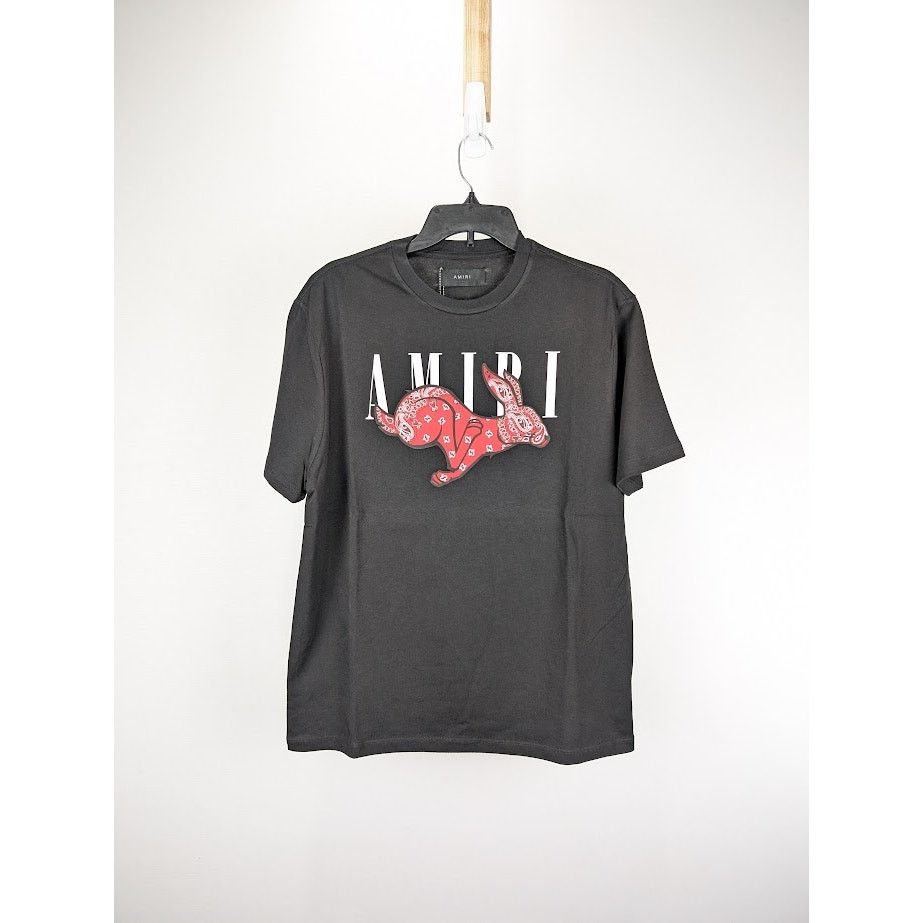Amiri o1rshd1 CNY Rabbit Logo T-Shirt in Black Size US M / EU 48-50 / 2 - 1 Thumbnail