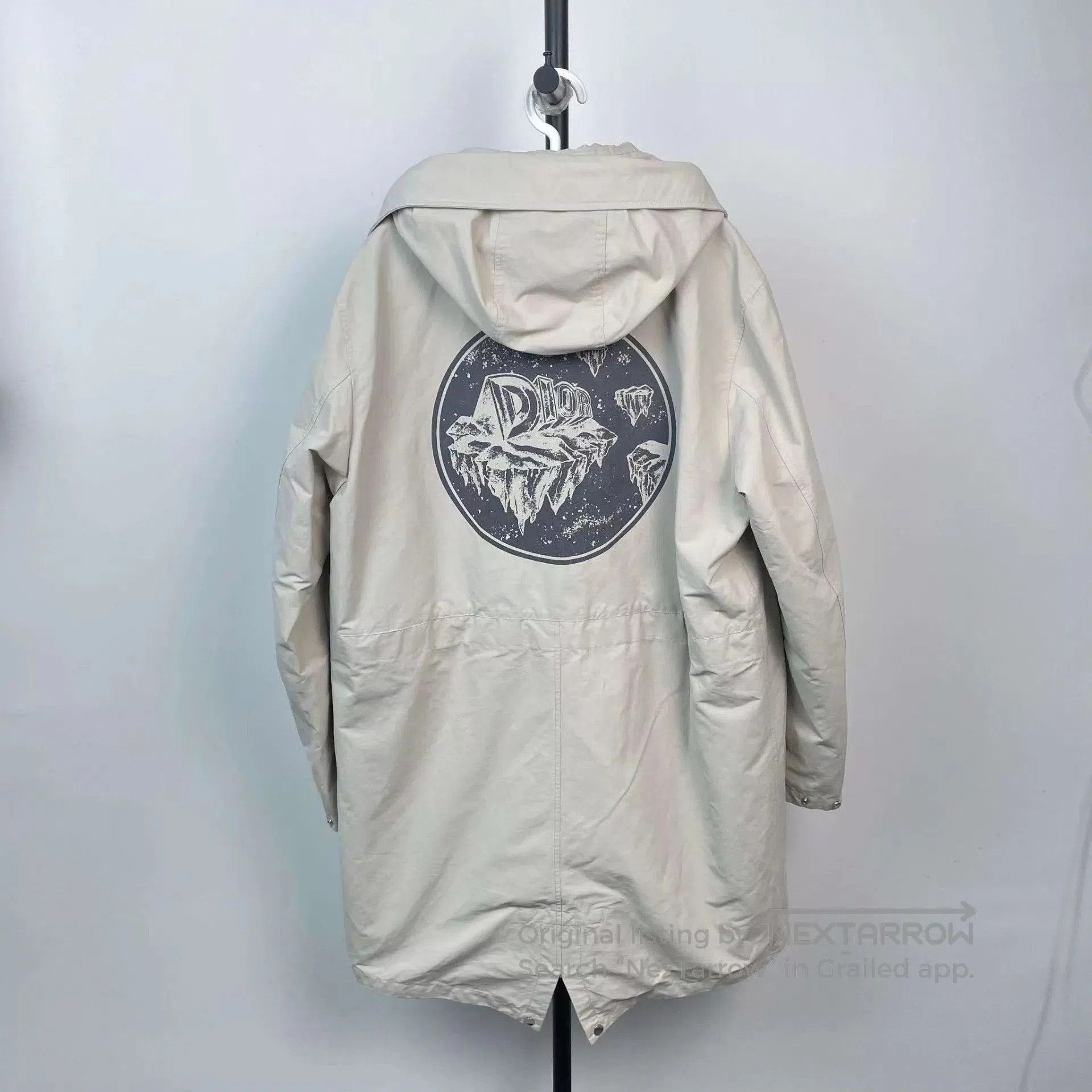 Dior Gray Hooded Light Jacket. Size US M / EU 48-50 / 2 - 2 Thumbnail
