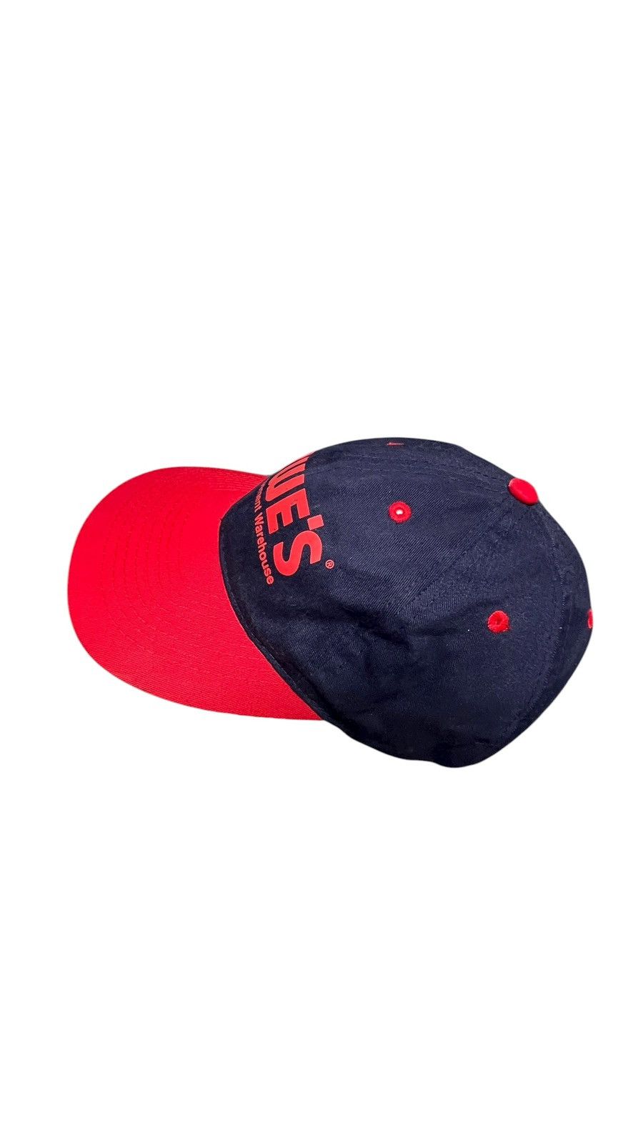 Other Vintage 1980s Lowe's Red and Blue Baseball Cap Size ONE SIZE - 5 Thumbnail