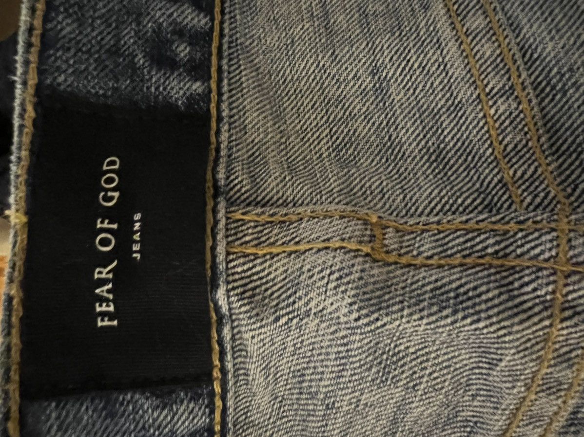 Fear of God Fear of God 5th collection, medium wash selvedge Denim Size US 34 / EU 50 - 6 Thumbnail