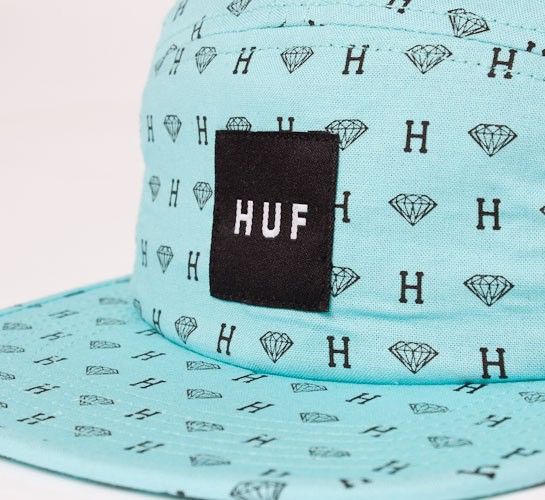 Huf Huf x Diamond Volley Camp Cap Size ONE SIZE - 1 Thumbnail