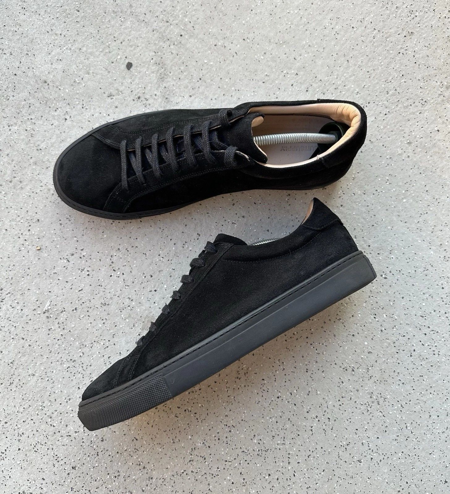 Suitsupply SUITSUPPLY Shoes Men's Lace up Low Top Suede Leather Sneaker Size US 12 / EU 45 - 1 Thumbnail