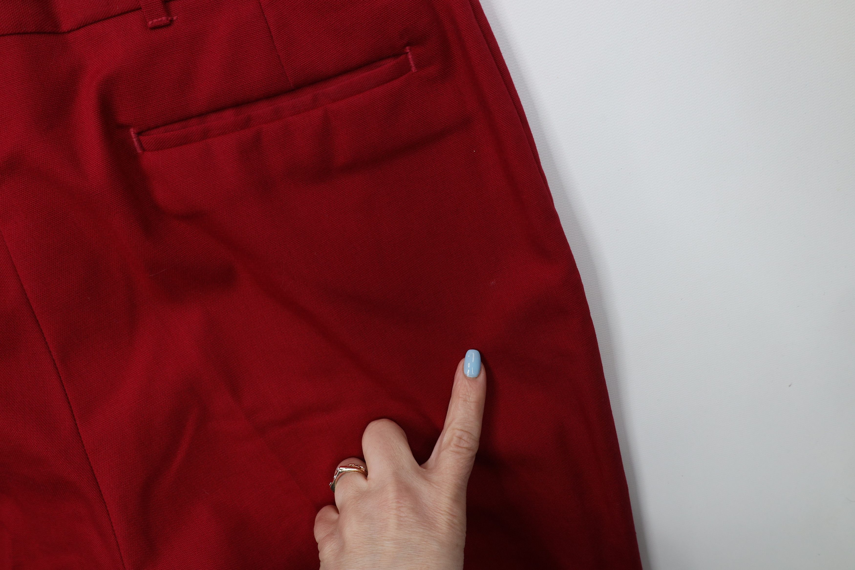 Vintage Vintage 70s Streetwear Flared Wide Leg Chino Pants Red USA Size US 36 / EU 52 - 16 Thumbnail