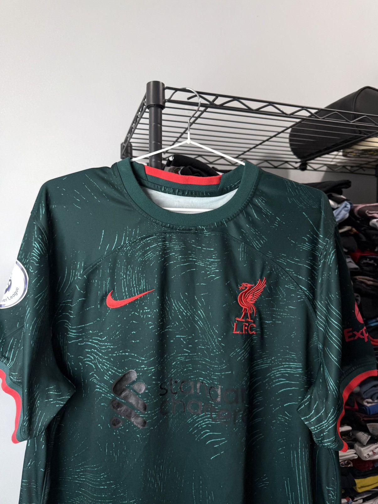 Nike Nike Liverpool Soccer Jersey T Shirt Football Size US XXL / EU 58 / 5 - 2 Thumbnail