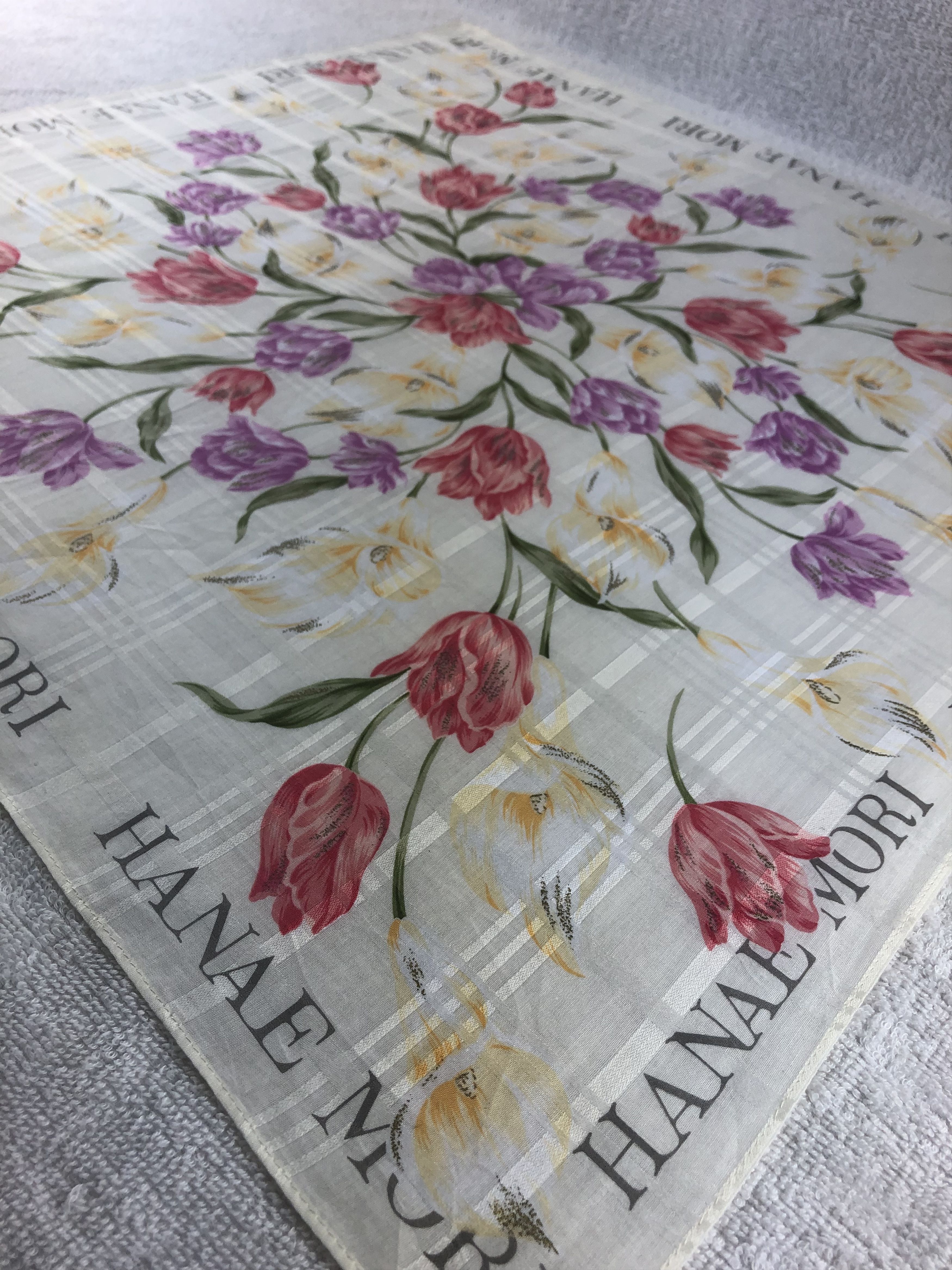 Hanae Mori × Japanese Brand × Vintage Hanae Mori Handkerchief / Bandana / Neckerchief Size ONE SIZE - 4 Thumbnail