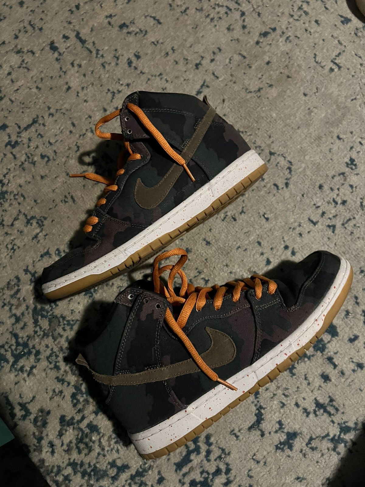 Nike Nike SB Dunk High FiveOneO Camo Size US 9.5 / EU 42-43 - 3 Thumbnail