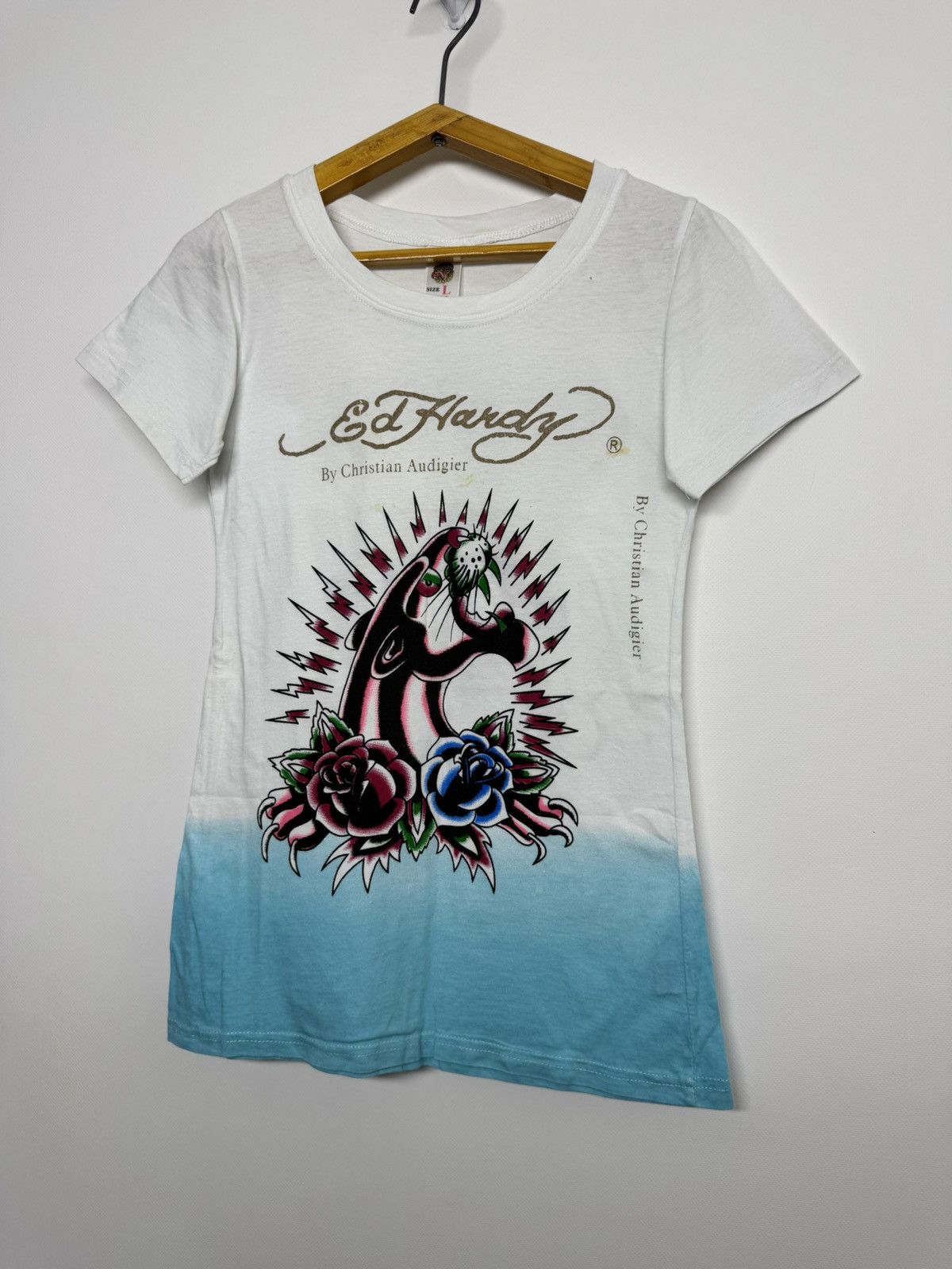 Ed Hardy Vintage Ed Hardy by Christian Audigier T-Shirt Size L / US 10 / IT 46 - 5 Thumbnail