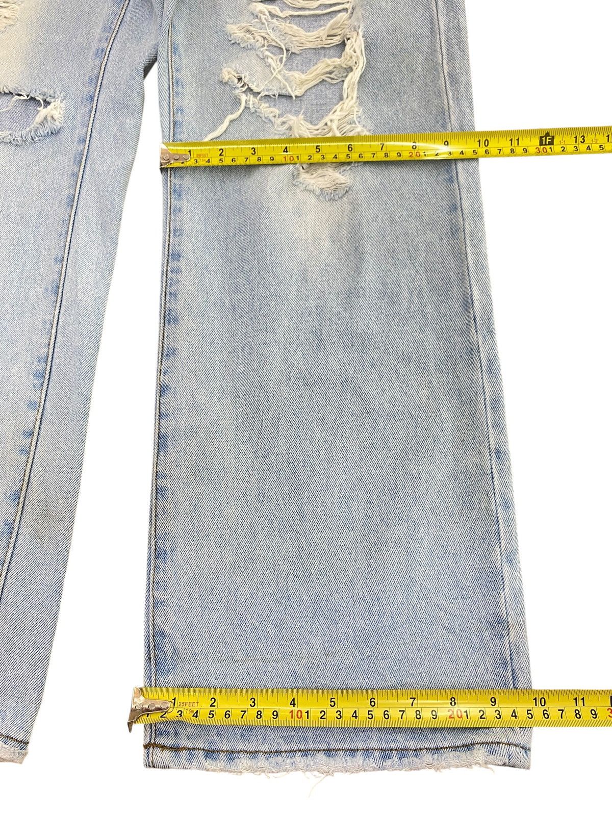 Japanese Brand Japanese Brand Distressed Faded Wash Baggy Jeans Size US 32 / EU 48 - 11 Thumbnail