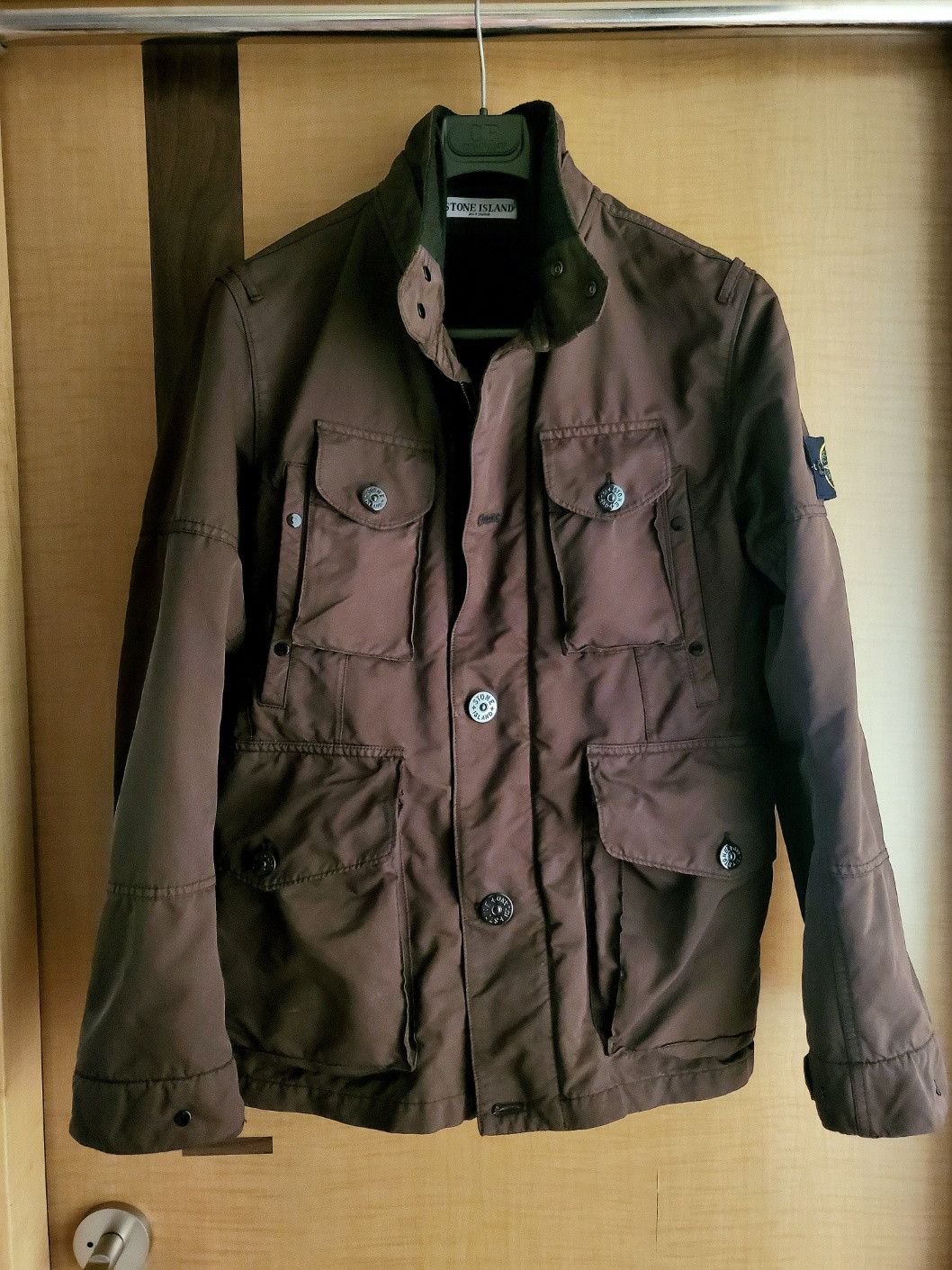 Stone Island David TC Navy Field Jacket | Grailed