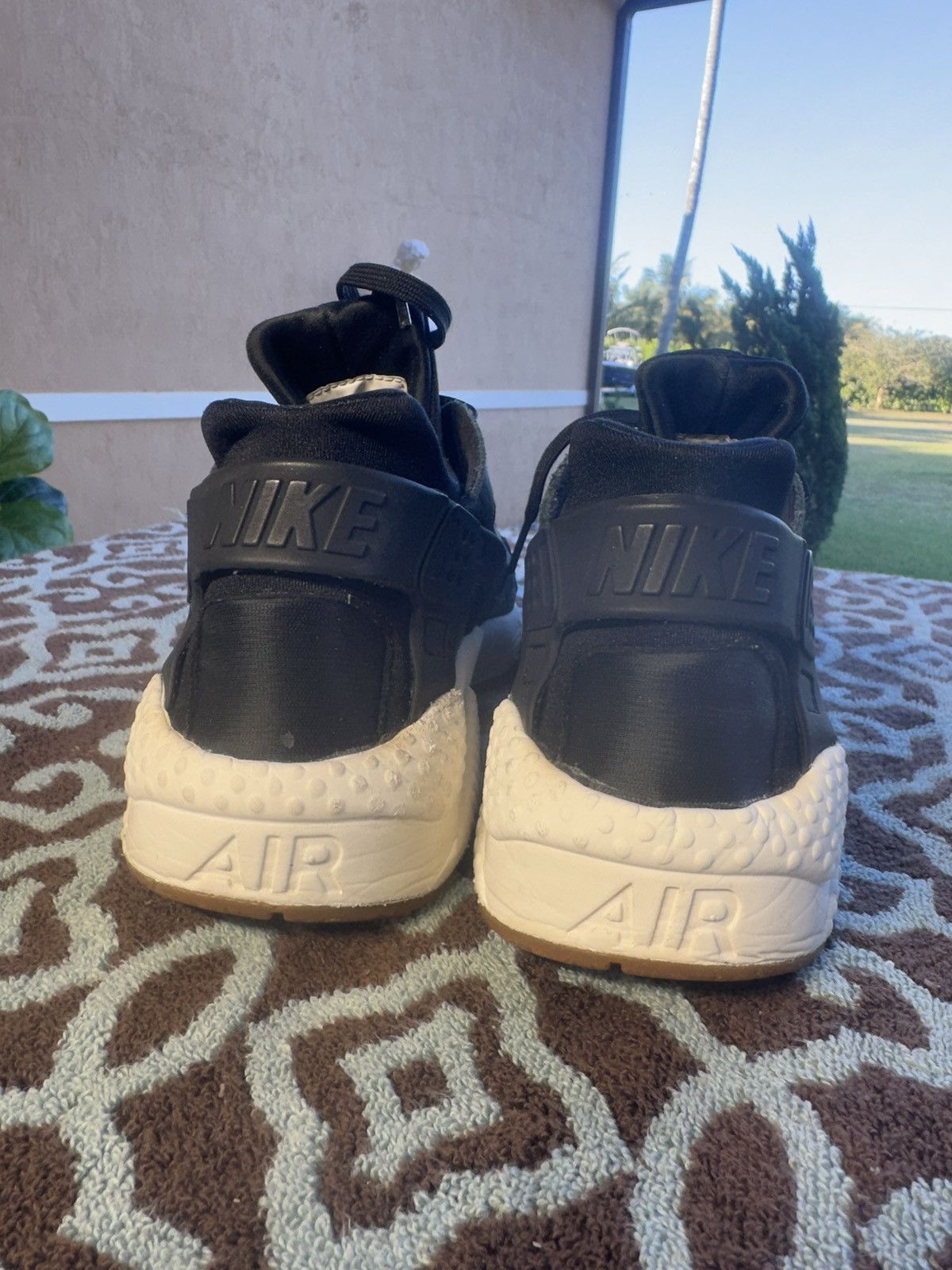 Nike Nike Air Huarache Run Premium 'Black Snakeskin' Size US 11 / IT 41 - 4 Thumbnail