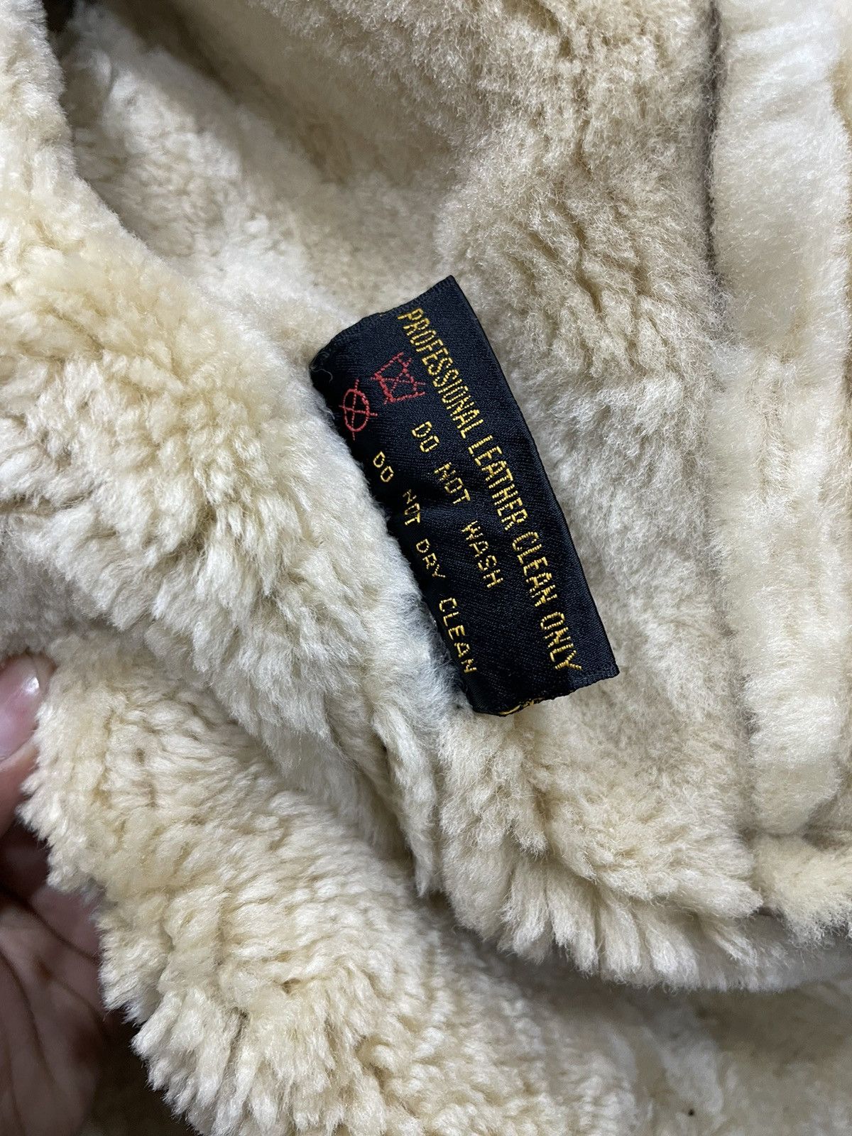 Harley Davidson Rare Vintage 90s Harley Davidson Sheepskin Shearling Jacket Size US M / EU 48-50 / 2 - 12 Thumbnail
