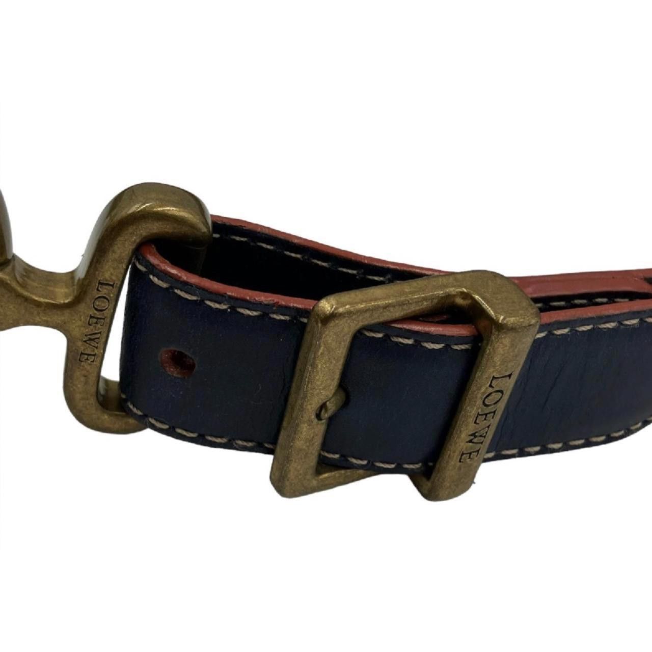 Loewe Loewe Double Metal Buckle Leather Waist Belt Sz S Size ONE SIZE - 3 Thumbnail