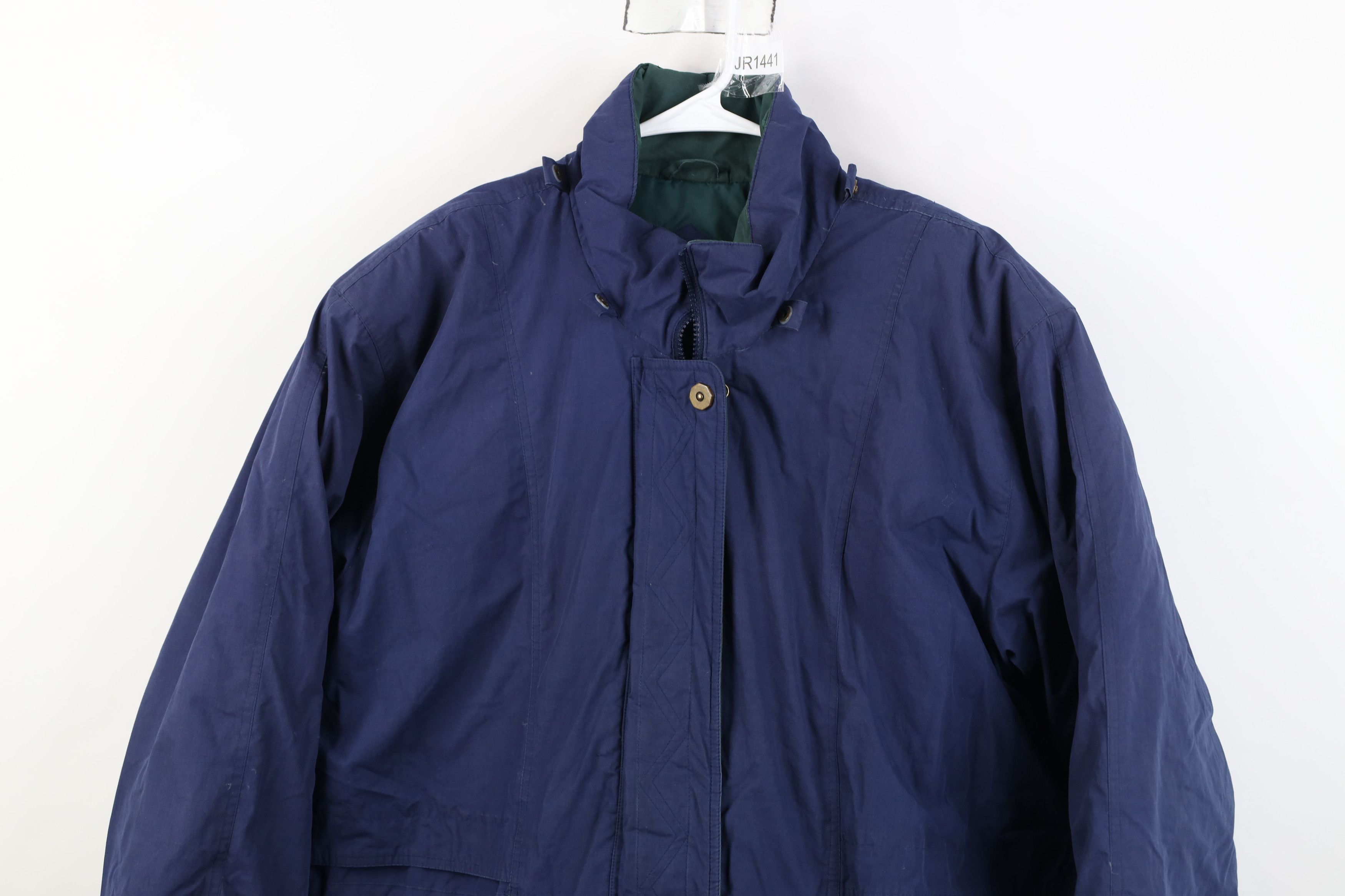 Vintage Vintage 90s Streetwear Duck Down Puffer Parka Jacket Blue Size XL / US 12-14 / IT 48-50 - 2 Thumbnail