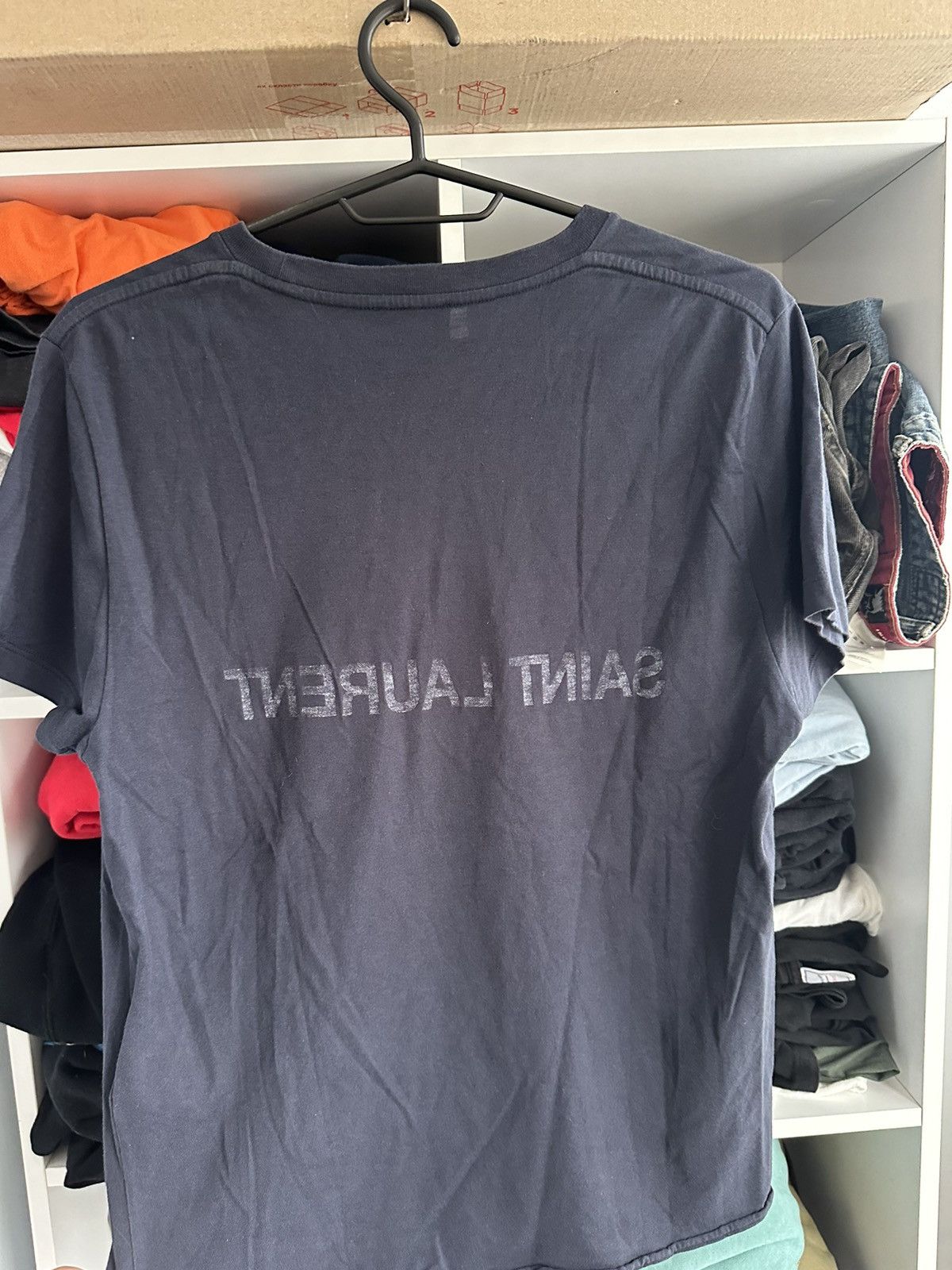 🔥SAINT LAURENT PARIS REVERSE BIG LOGO T-SHIRT🔥