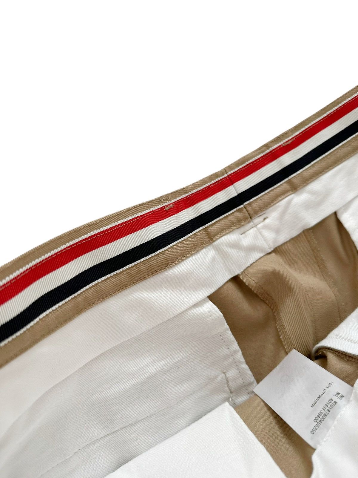 Thom Browne Sz4 Unconstructed Chino Khaki Twill Trouser Size US 34 / EU 50 - 3 Thumbnail