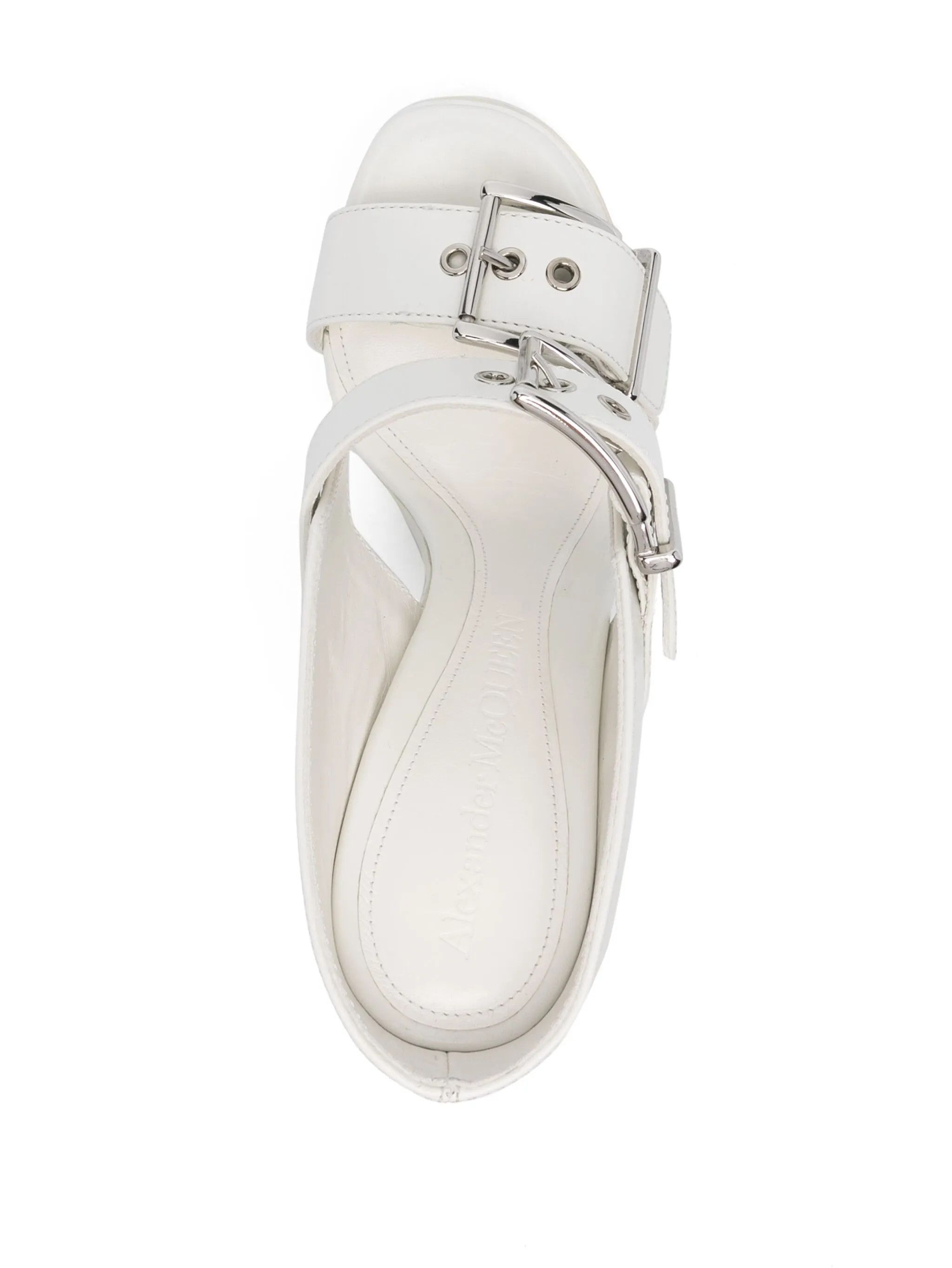 Alexander McQueen o1y0225 Sandals in White Size US 8 / IT 38 - 4 Thumbnail