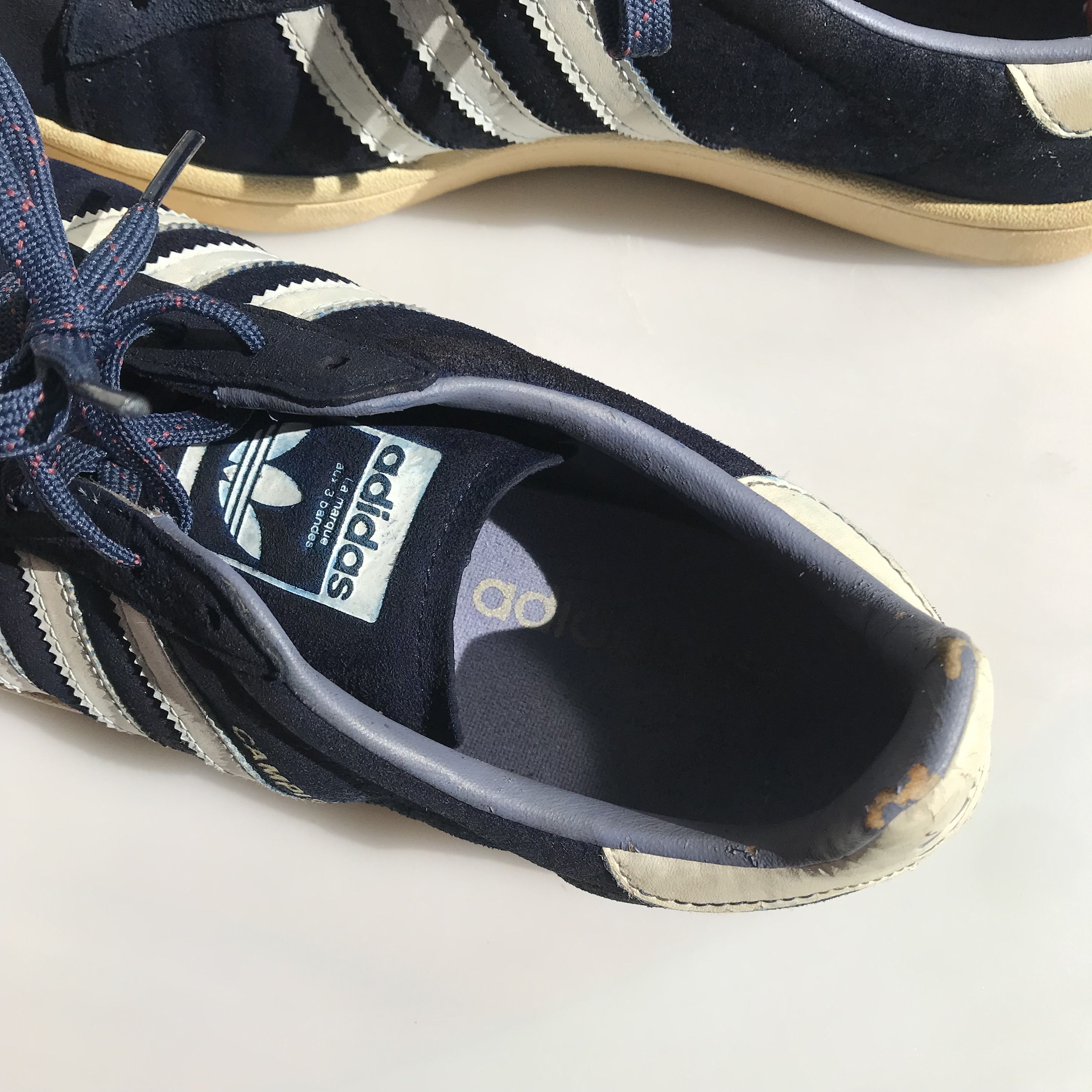 Adidas Vintage Adidas Originals Campus 80s Suede Navy Blue Size US 11 / EU 44 - 6 Thumbnail