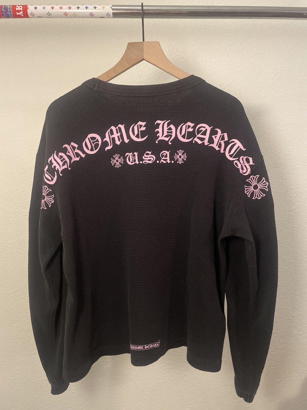 Tシャツ・カットソー Chrome Hearts Matty Boy Shoulder Logo Thermal L/S T Shirt Chrome Hearts Matty Boy Shoulder Logo Thermal L/S T Shirt