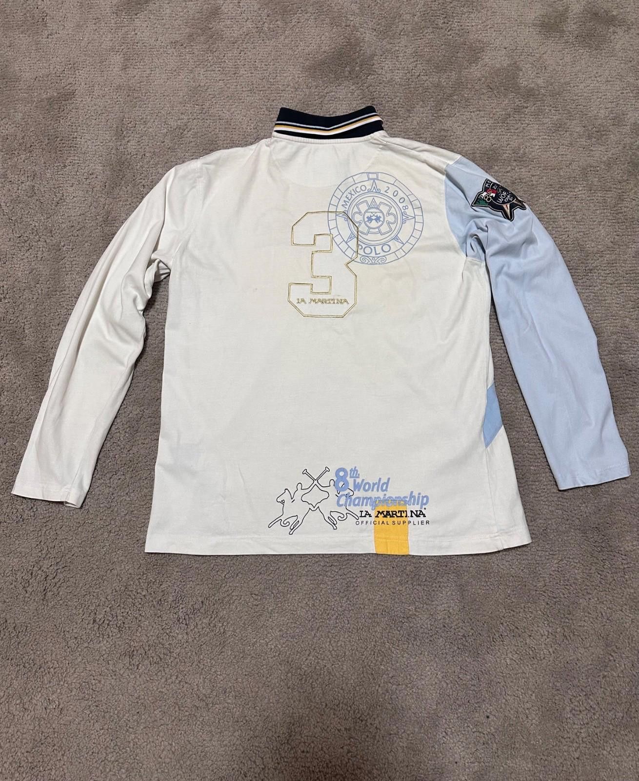 La Martina La Martina Argentina Rugby #3 Long Sleeve Polo T-Shirt XXL Size US XXL / EU 58 / 5 - 8 Thumbnail