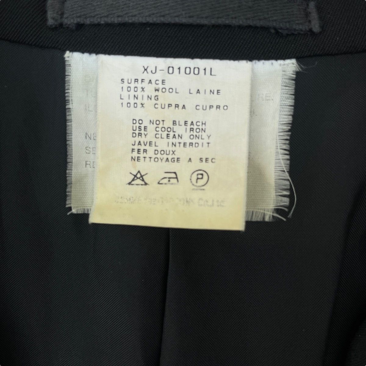Comme des Garcons Homme Plus AD1996 Vintage Comme des Garcons Homme Plus Wool Blazer Size 48L - 8 Thumbnail
