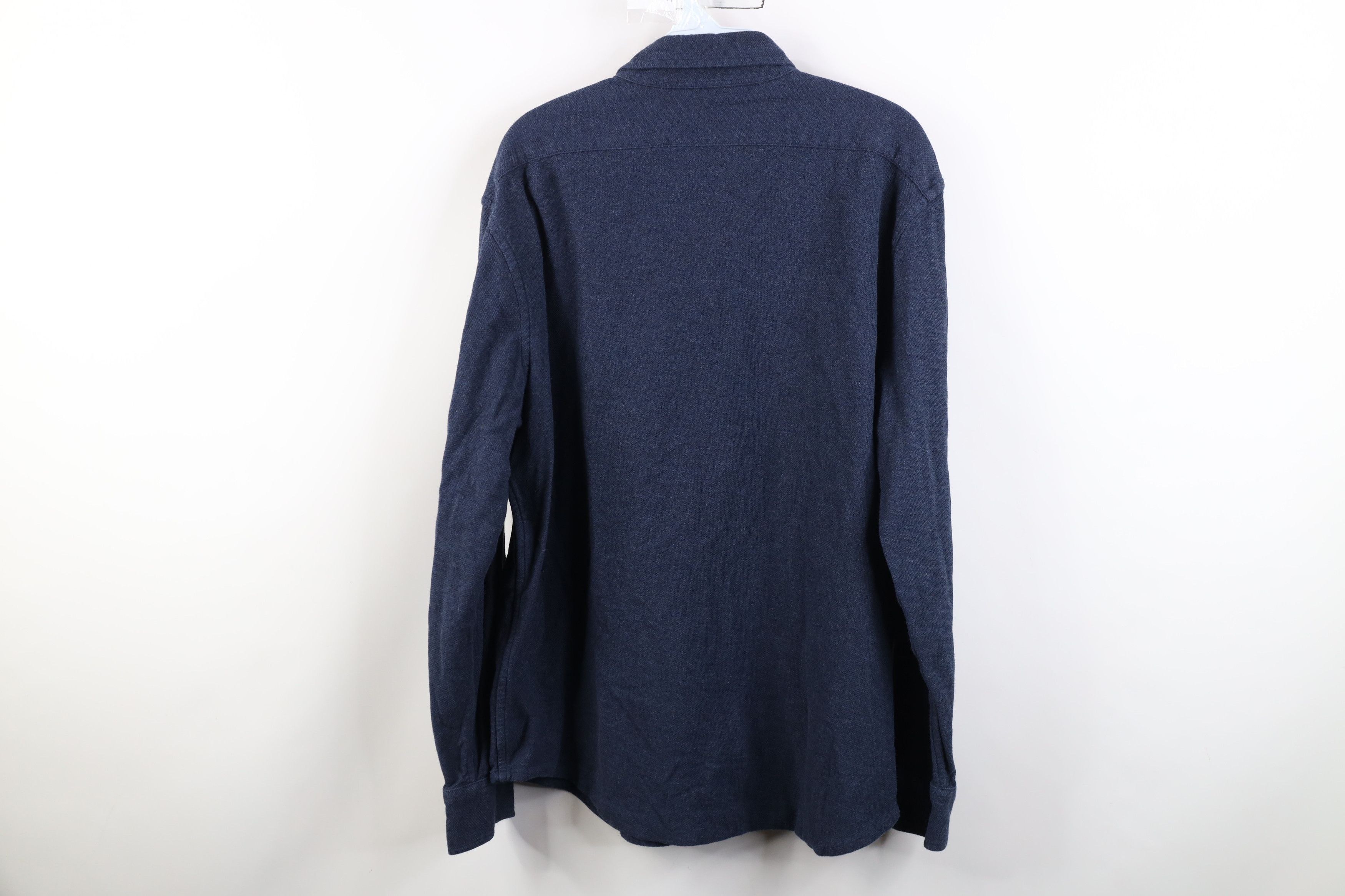 Ralph Lauren Vintage Y2K Ralph Lauren Thermal Knit Button Shirt Blue Size US XL / EU 56 / 4 - 8 Thumbnail
