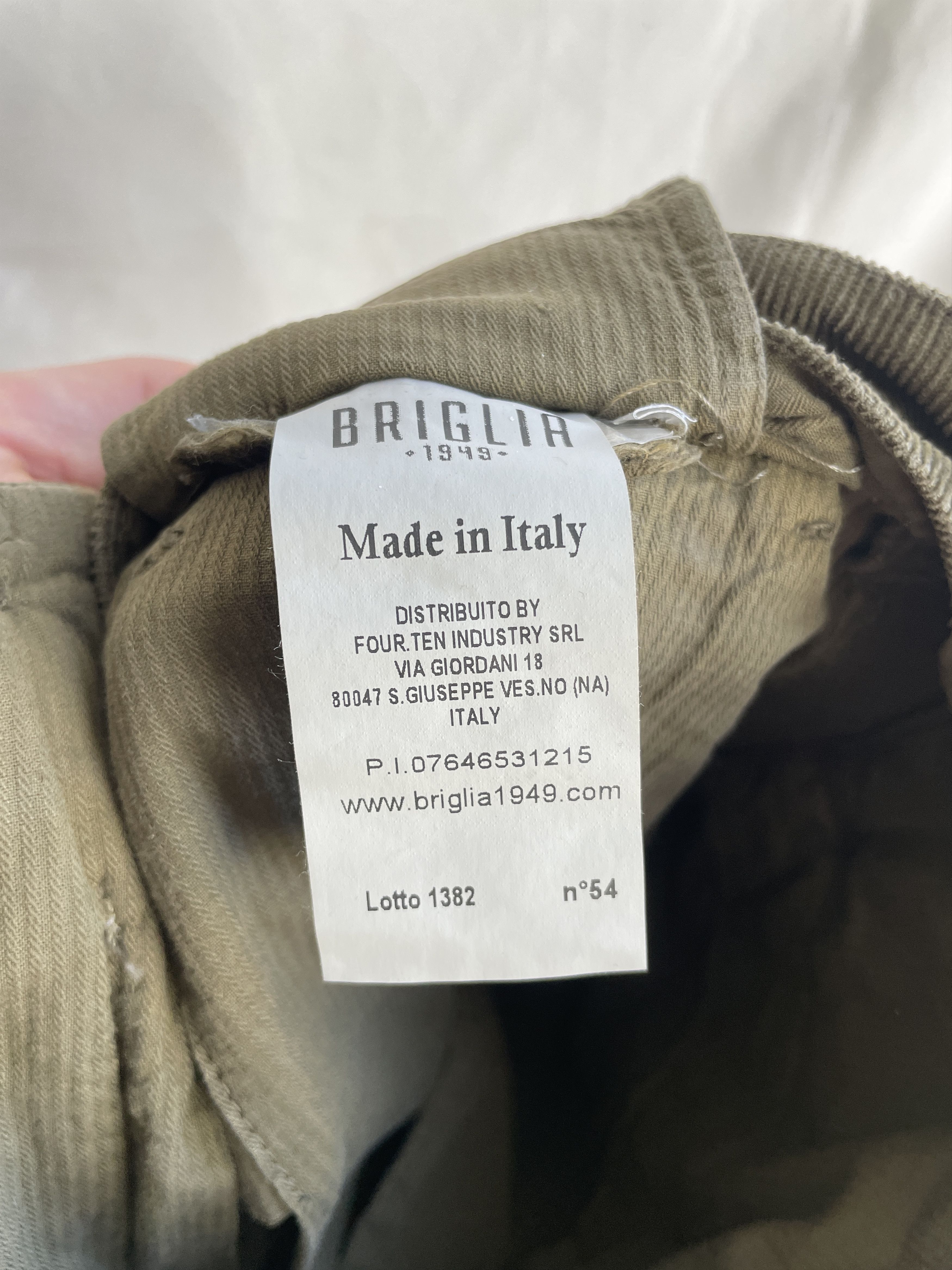 Other Briglia 1949 Slim Fit Corduroy Trousers Size EUR 50 Size US 34 / EU 50 - 13 Thumbnail