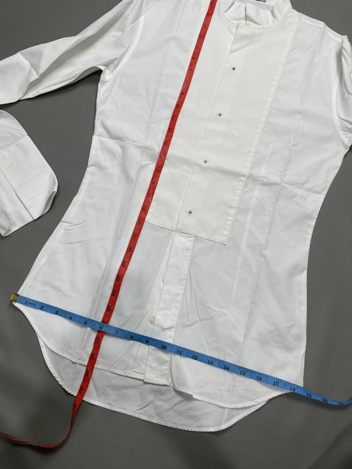 Dior Dior White Shirt With Front silver button Size S / US 4 / IT 40 - 11 Thumbnail
