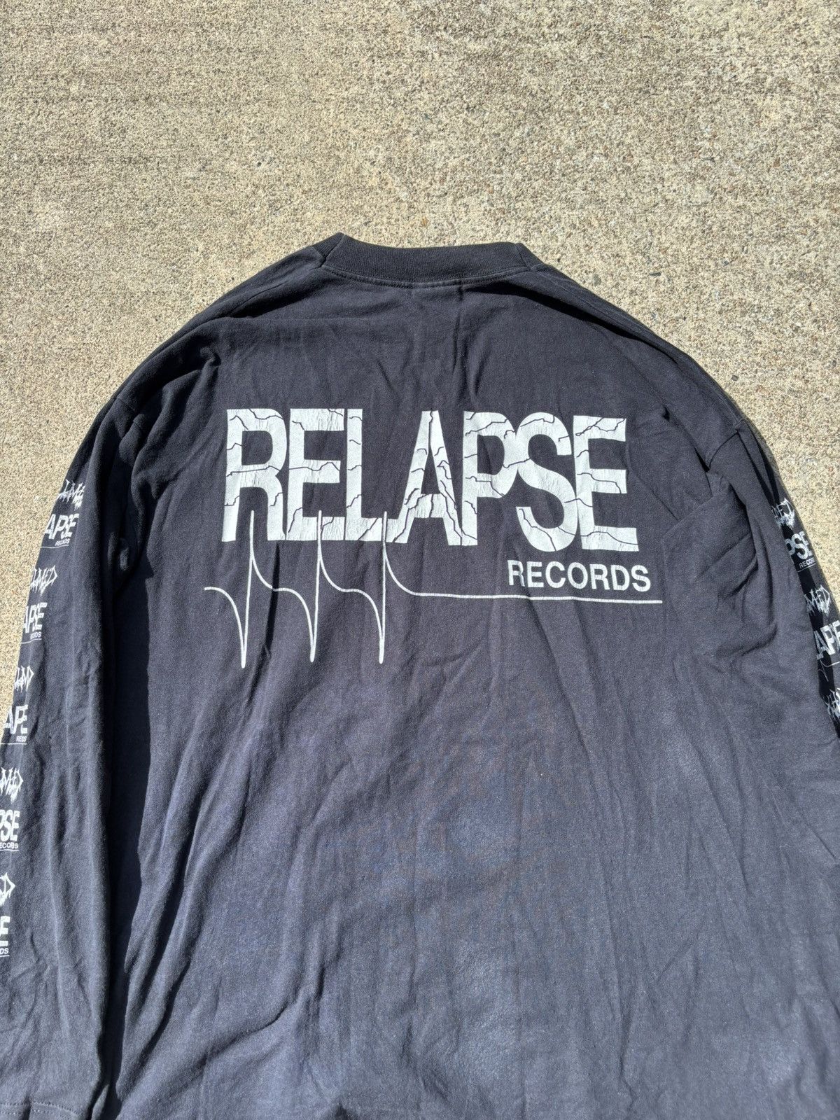 Band Tees × Vintage Vintage 1990s Exhumed Metal Band Longsleeve Size US XL / EU 56 / 4 - 7 Thumbnail