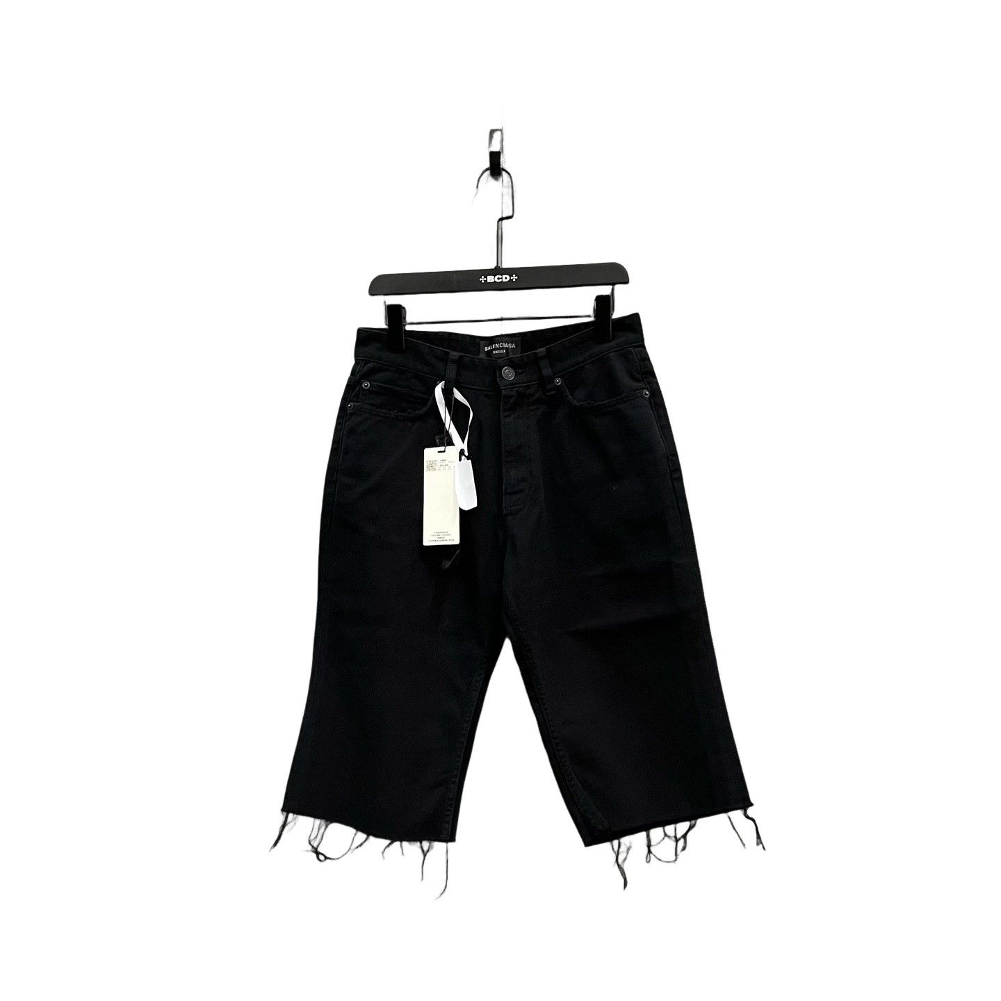 Balenciaga Balenciaga Distressed Denim Shorts Size M Size US 32 / EU 48 - 1 Thumbnail