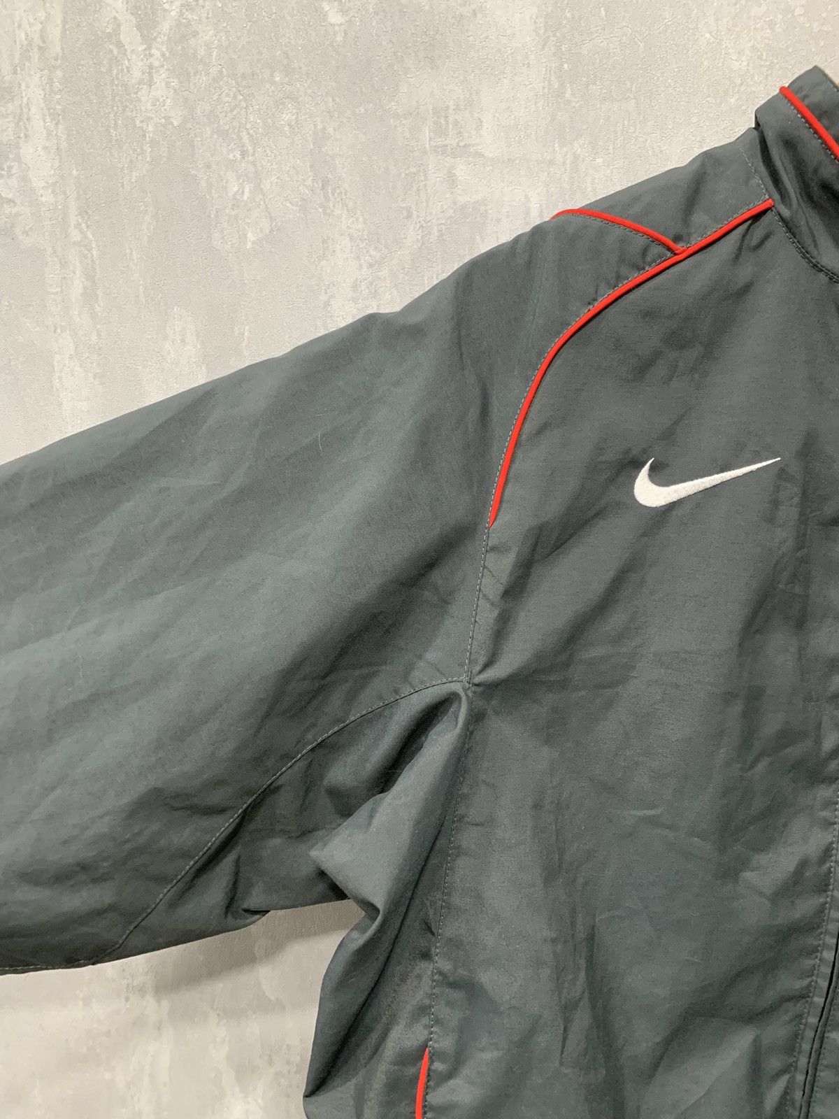 Nike × Vintage Vintage Nike England Windbreaker Jacket Big Logo Baggy 90s Size US S / EU 44-46 / 1 - 7 Thumbnail