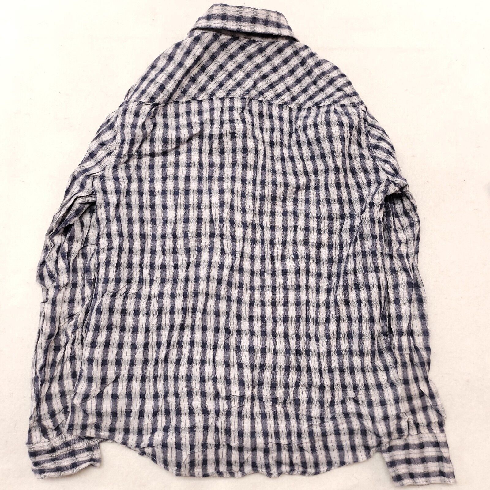 21 Men 21 Men Tartan Flannel Button Up Shirt Mens Size M Blue Gray Size US M / EU 48-50 / 2 - 10 Thumbnail
