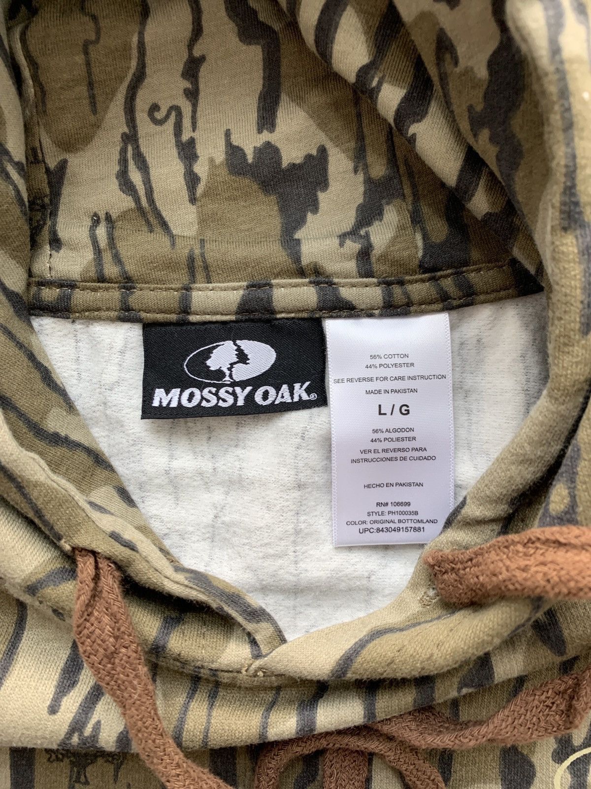 Mossy Oaks × Vintage BNWT Mossy Oak Camo Hoodie Size US L / EU 52-54 / 3 - 4 Thumbnail