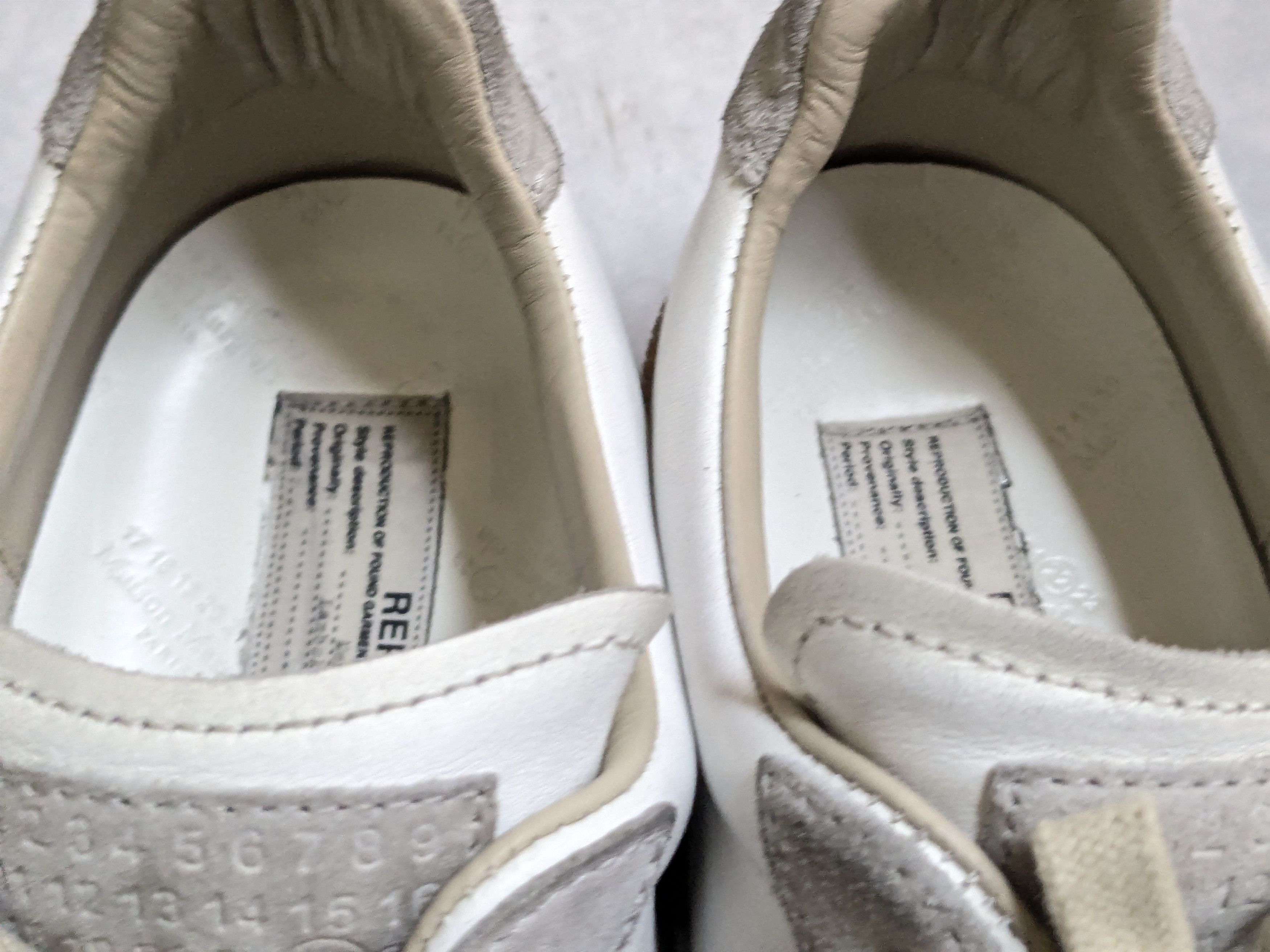 Maison Margiela Maison Margiela Replica Sneakers gat white gray 10.5 43.5 Size US 10.5 / EU 43-44 - 5 Thumbnail