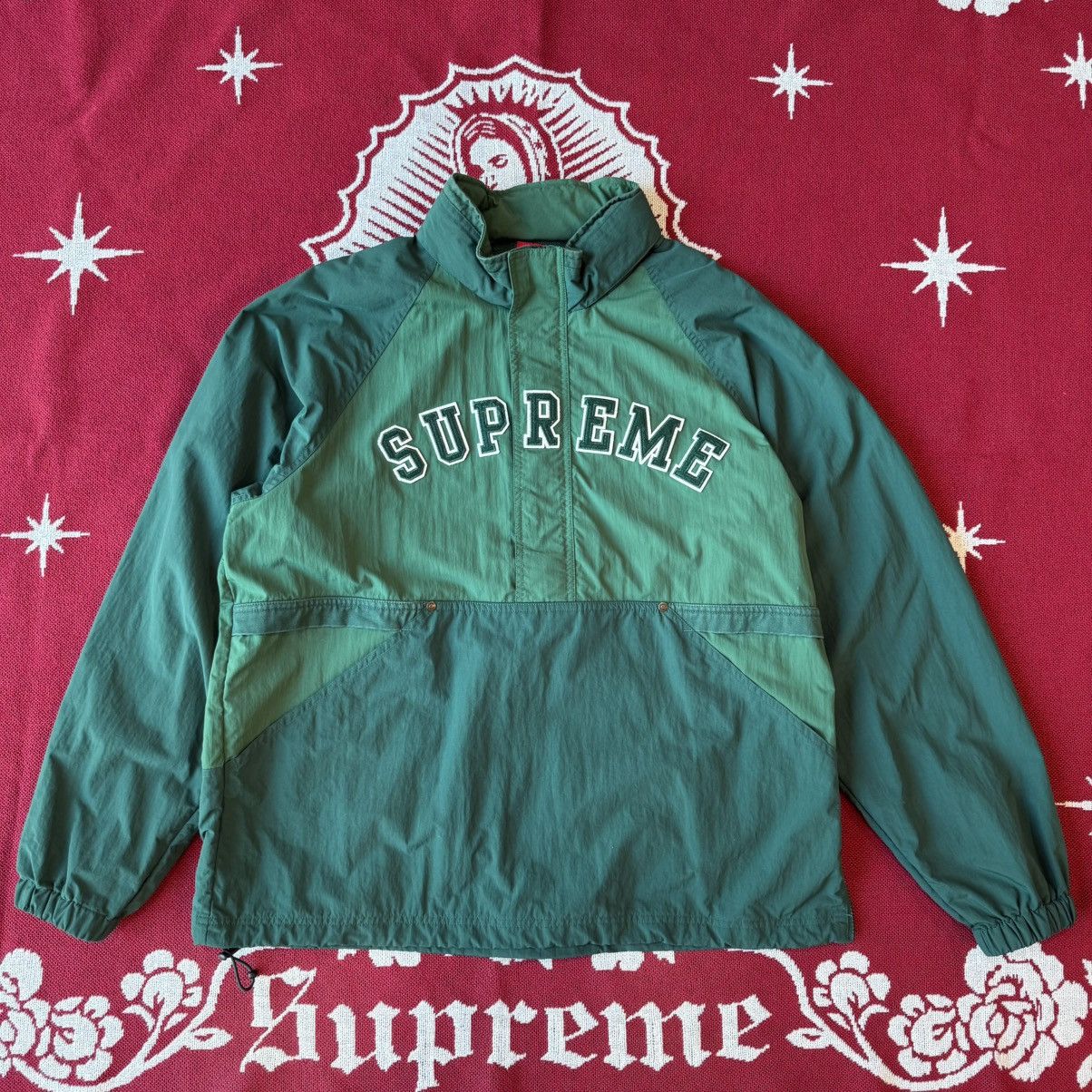 Supreme Used SS18 Supreme Court Half Zip Pullover Dark Green Size L Size US L / EU 52-54 / 3 - 1 Thumbnail