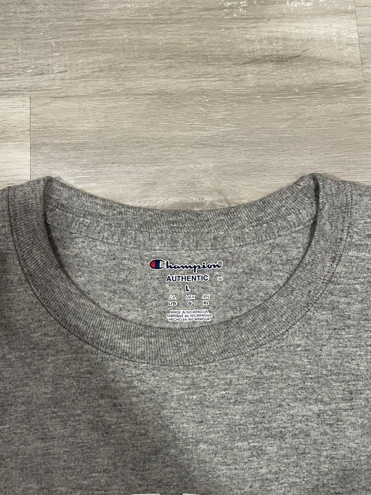 Champion American College Georgetown Grey Long-sleeve T-shirt Size US L / EU 52-54 / 3 - 4 Thumbnail