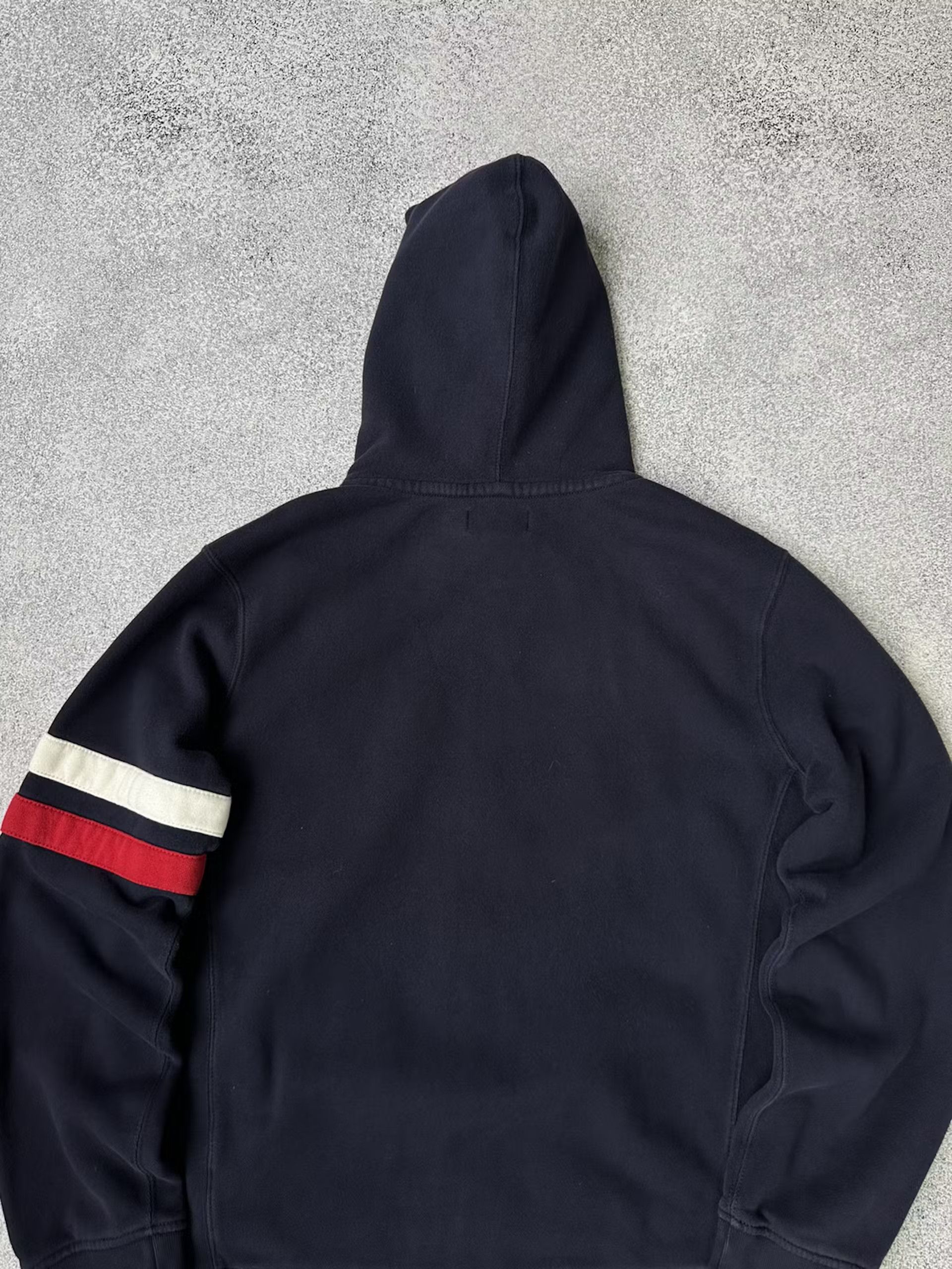 Polo Ralph Lauren × Ralph Lauren × Vintage Vintage Polo Ralph Lauren Big Logo Navy Heavy Zip Hoodie Size US XL / EU 56 / 4 - 5 Thumbnail