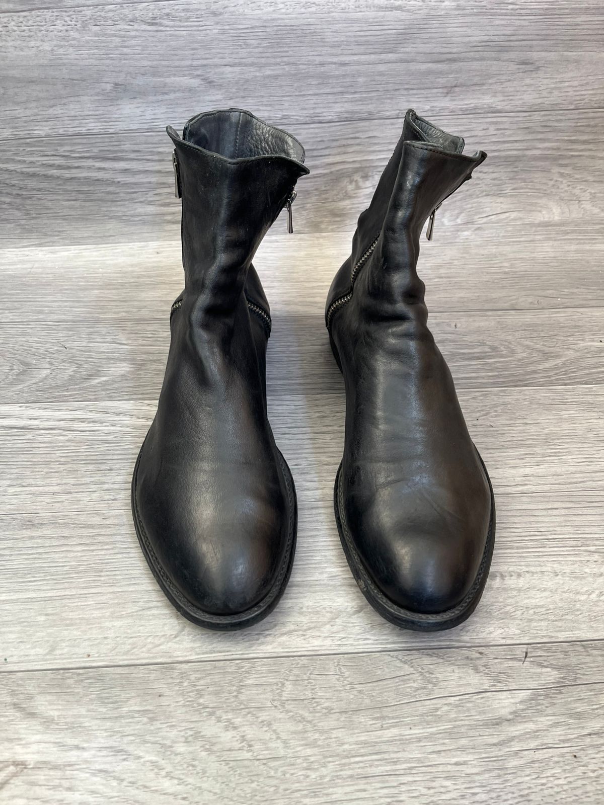 Officine Creative Officine Creative Like Guidi Zipper Black Leather Boots Sz40 Size US 7 / EU 40 - 2 Thumbnail