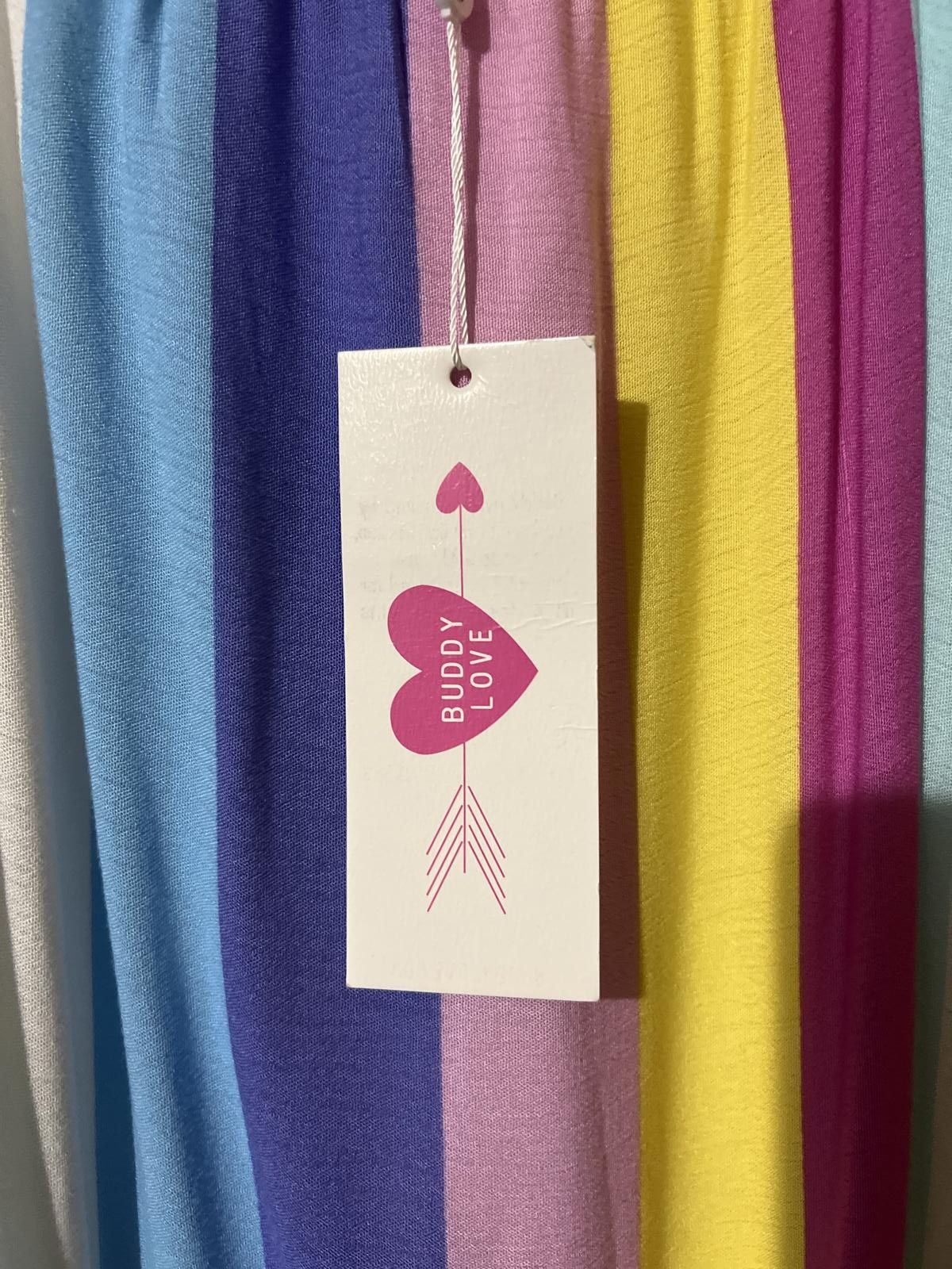 Other Buddy Love Colorful Striped Maxi Dress Spaghetti Straps L Size L / US 10 / IT 46 - 6 Thumbnail