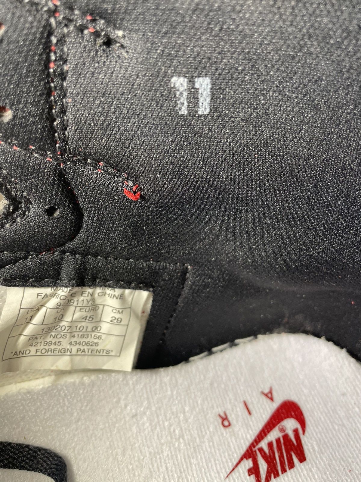 Nike Jordan 1 High Chicago 1994 Size US 11 / EU 44 - 10 Thumbnail