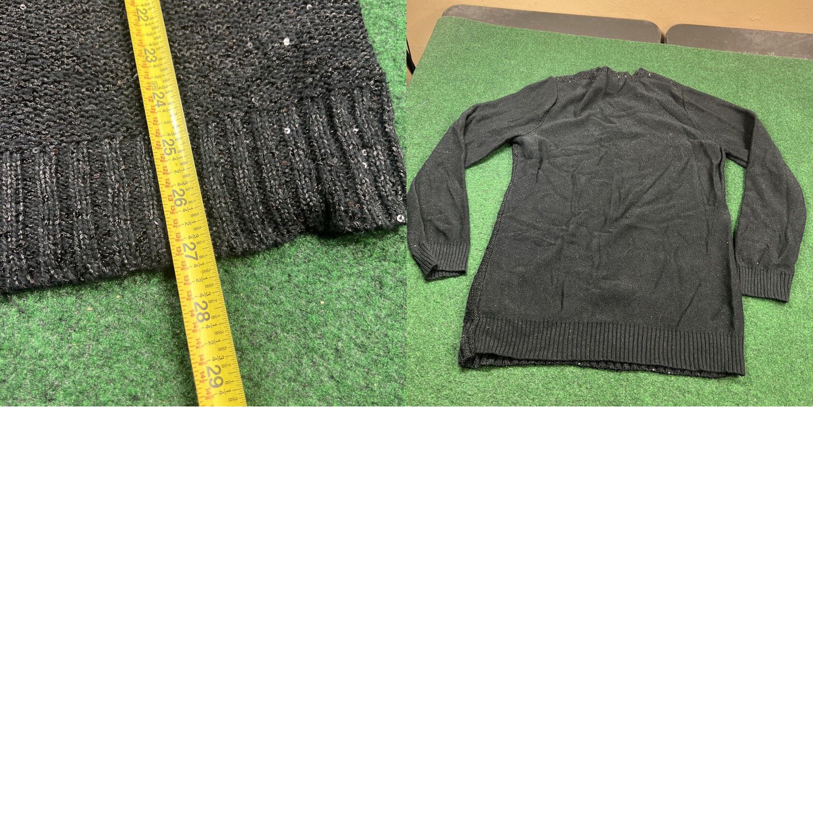 Charter Club CHARTER CLUB Sweater Size XL Black With Sequin Design Luxury Soft Size XL / US 12-14 / IT 48-50 - 8 Thumbnail