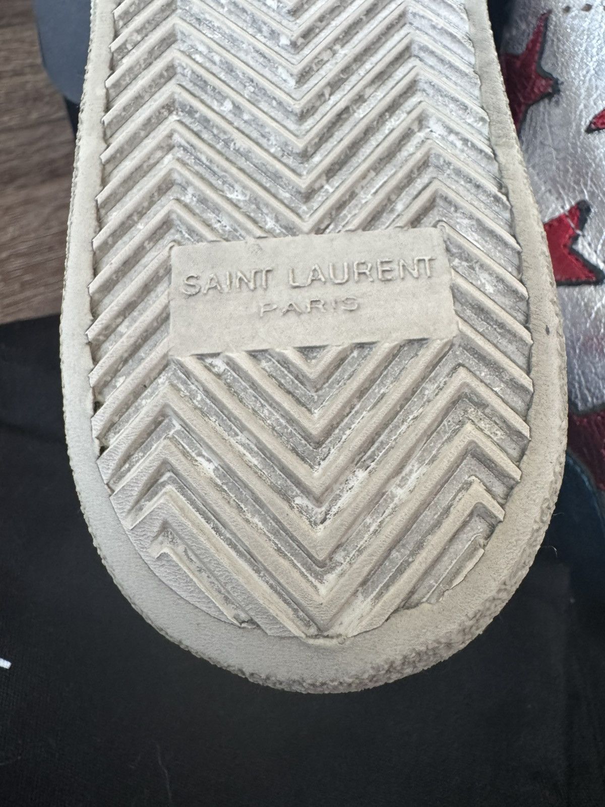 Saint Laurent Paris SLP Silver Leather SL/06 Low Size US 6 / EU 39 - 18 Thumbnail
